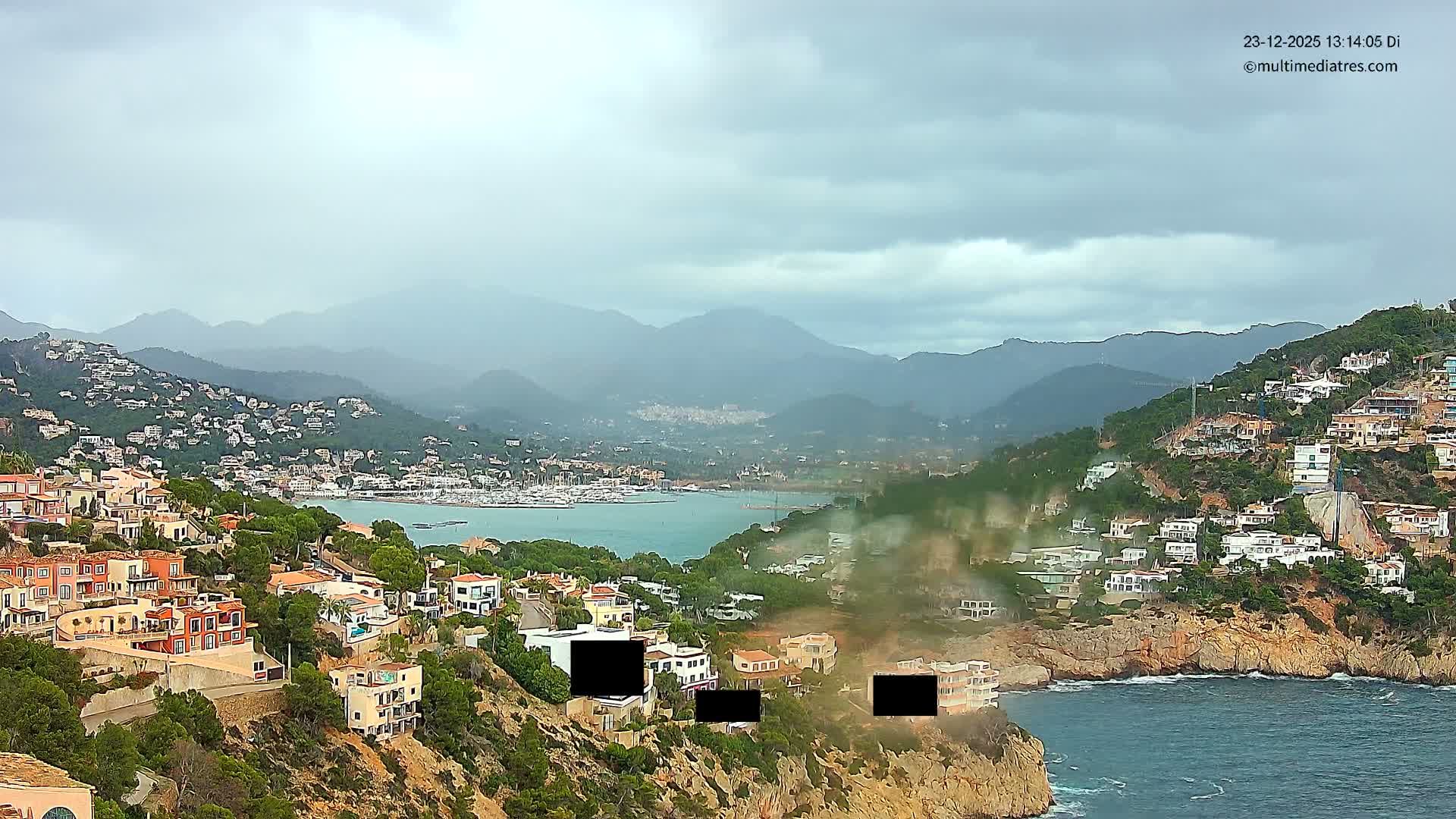 Mallorca Port d'Andratx  La Mola Live Cam - Balearic Islands, Spain