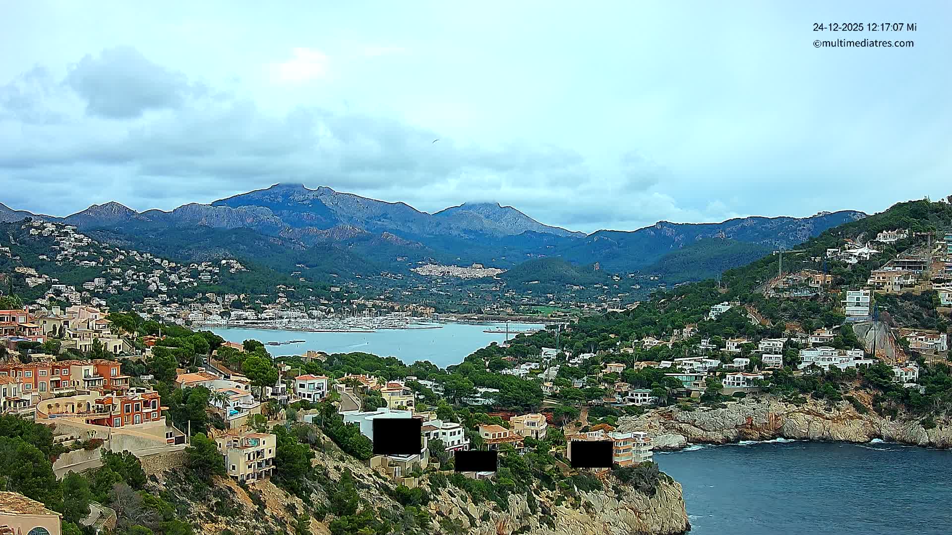 Mallorca Port d'Andratx  La Mola Live Cam - Balearic Islands, Spain