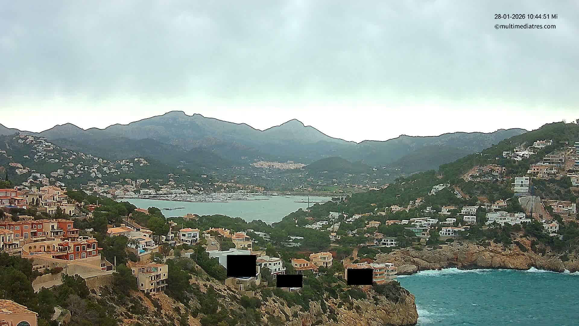 Mallorca Port d'Andratx  La Mola Live Cam - Balearic Islands, Spain