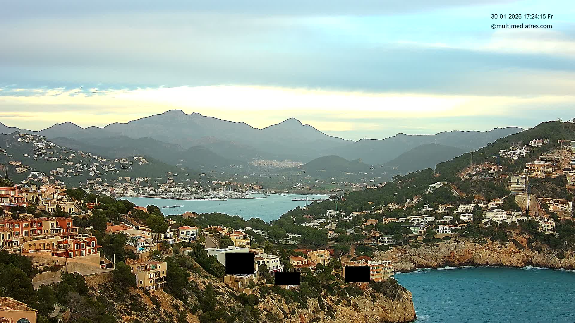 Mallorca Port d'Andratx  La Mola Live Cam - Balearic Islands, Spain