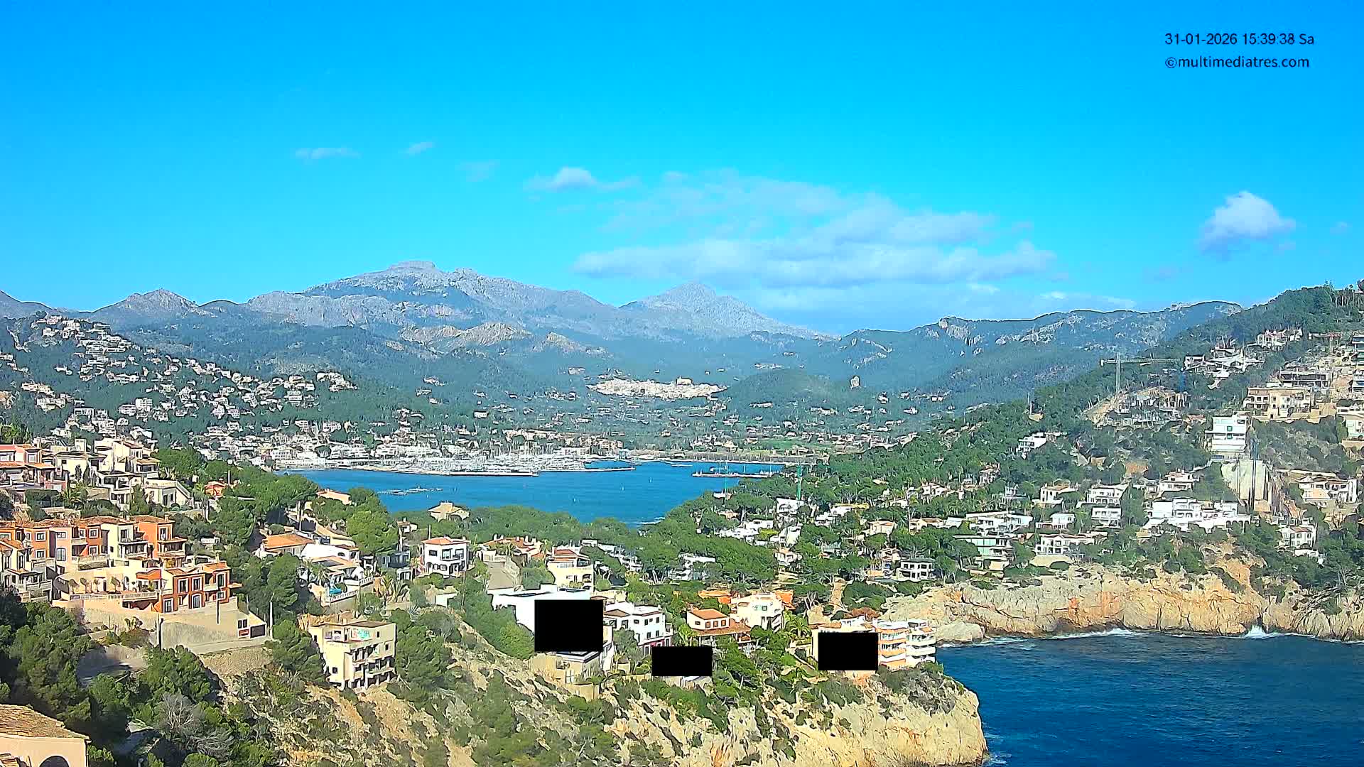 Mallorca Port d'Andratx  La Mola Live Cam - Balearic Islands, Spain