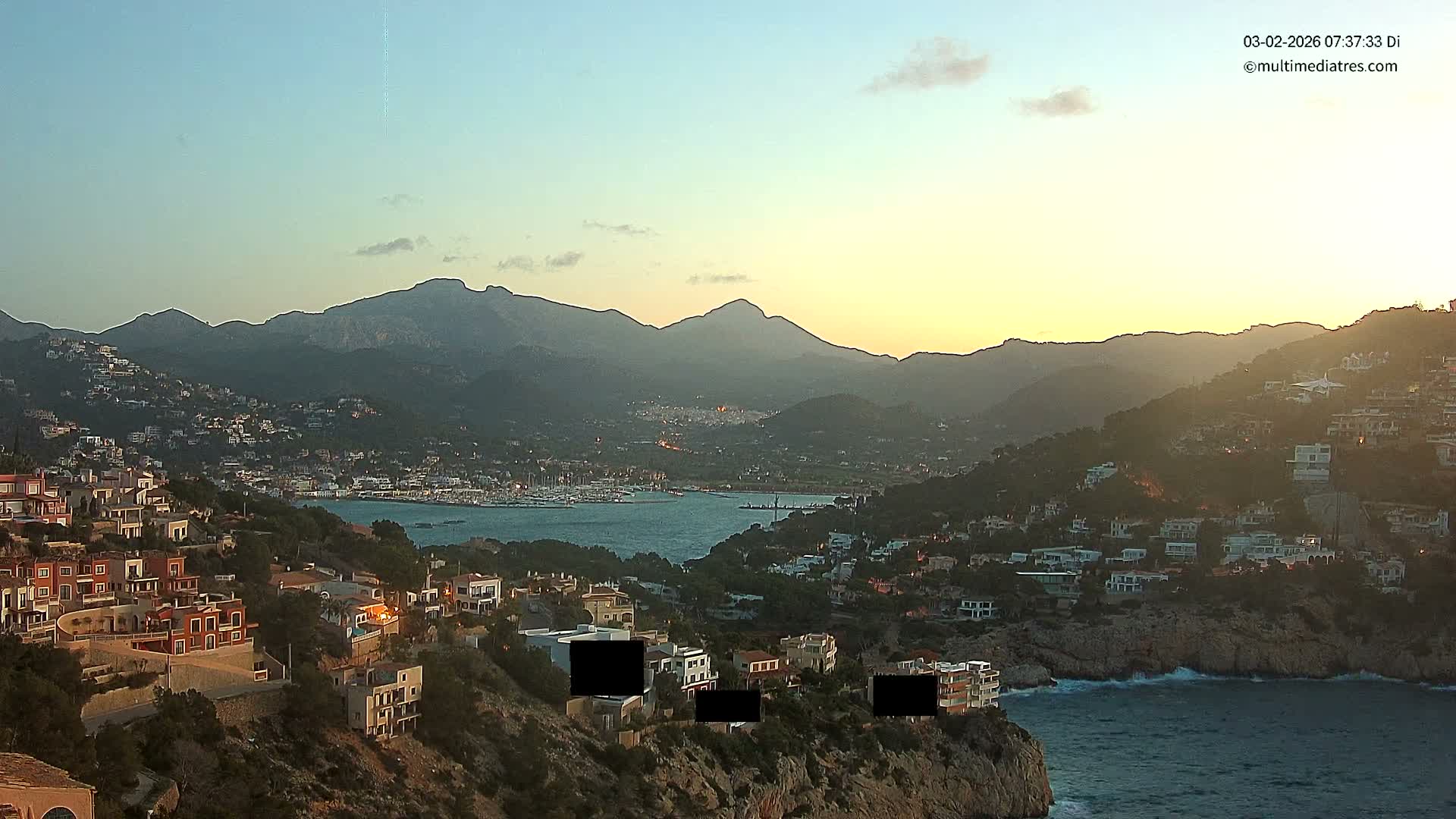 Mallorca Port d'Andratx  La Mola Live Cam - Balearic Islands, Spain