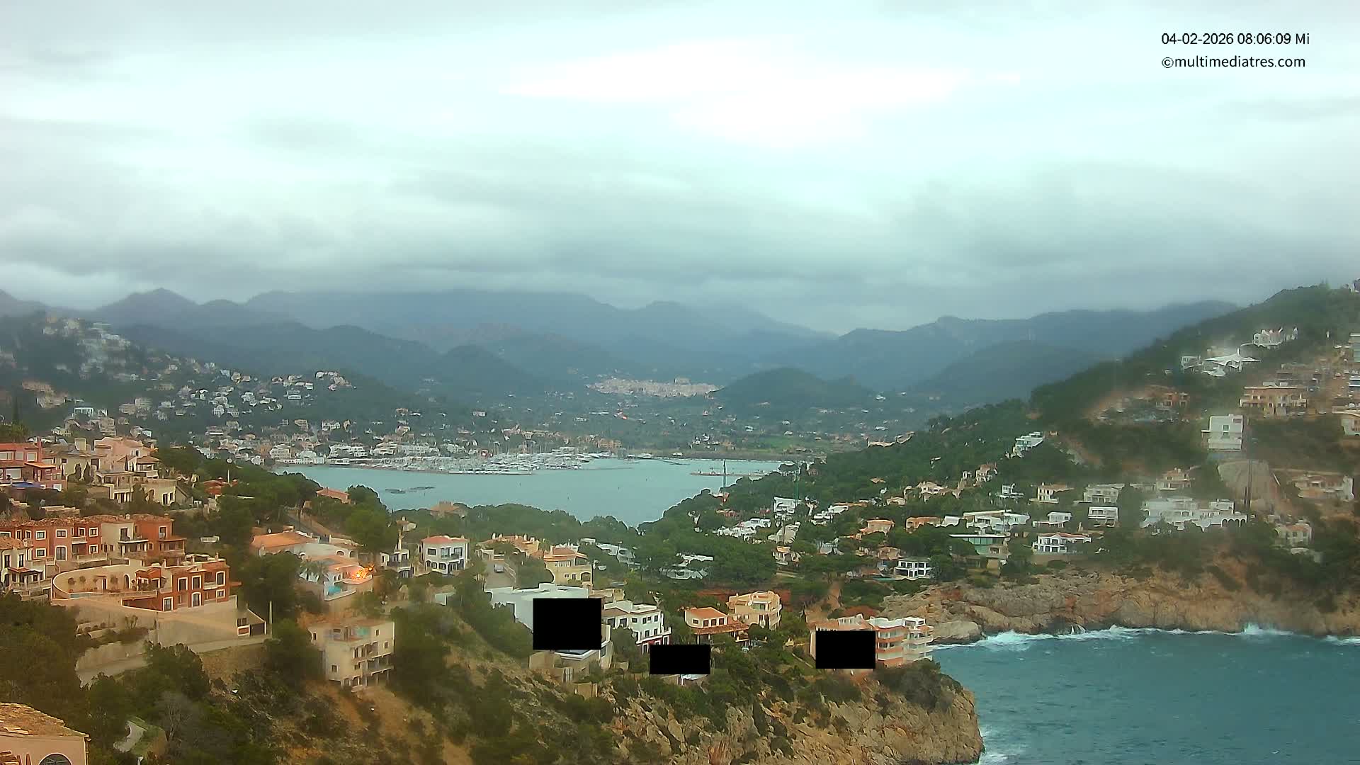 Mallorca Port d'Andratx  La Mola Live Cam - Balearic Islands, Spain