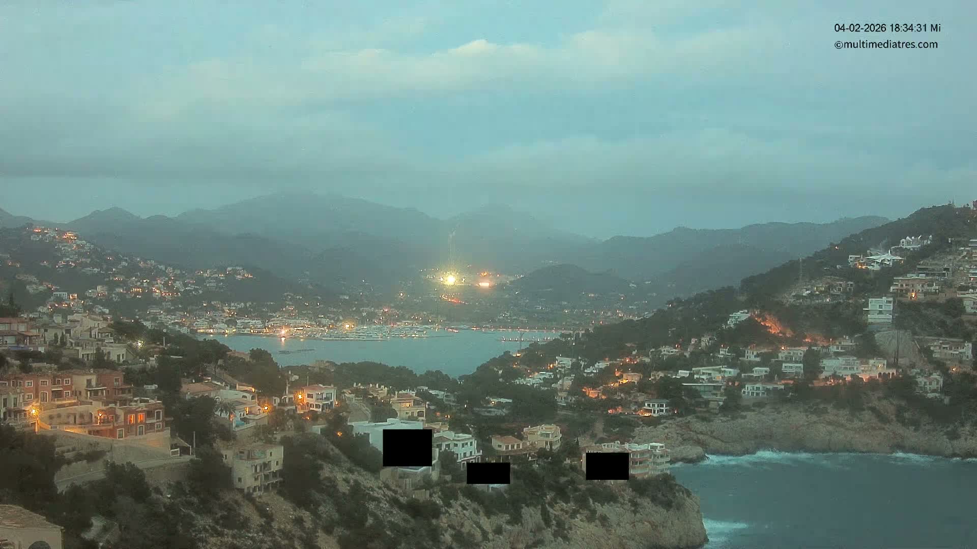 Mallorca Port d'Andratx  La Mola Live Cam - Balearic Islands, Spain