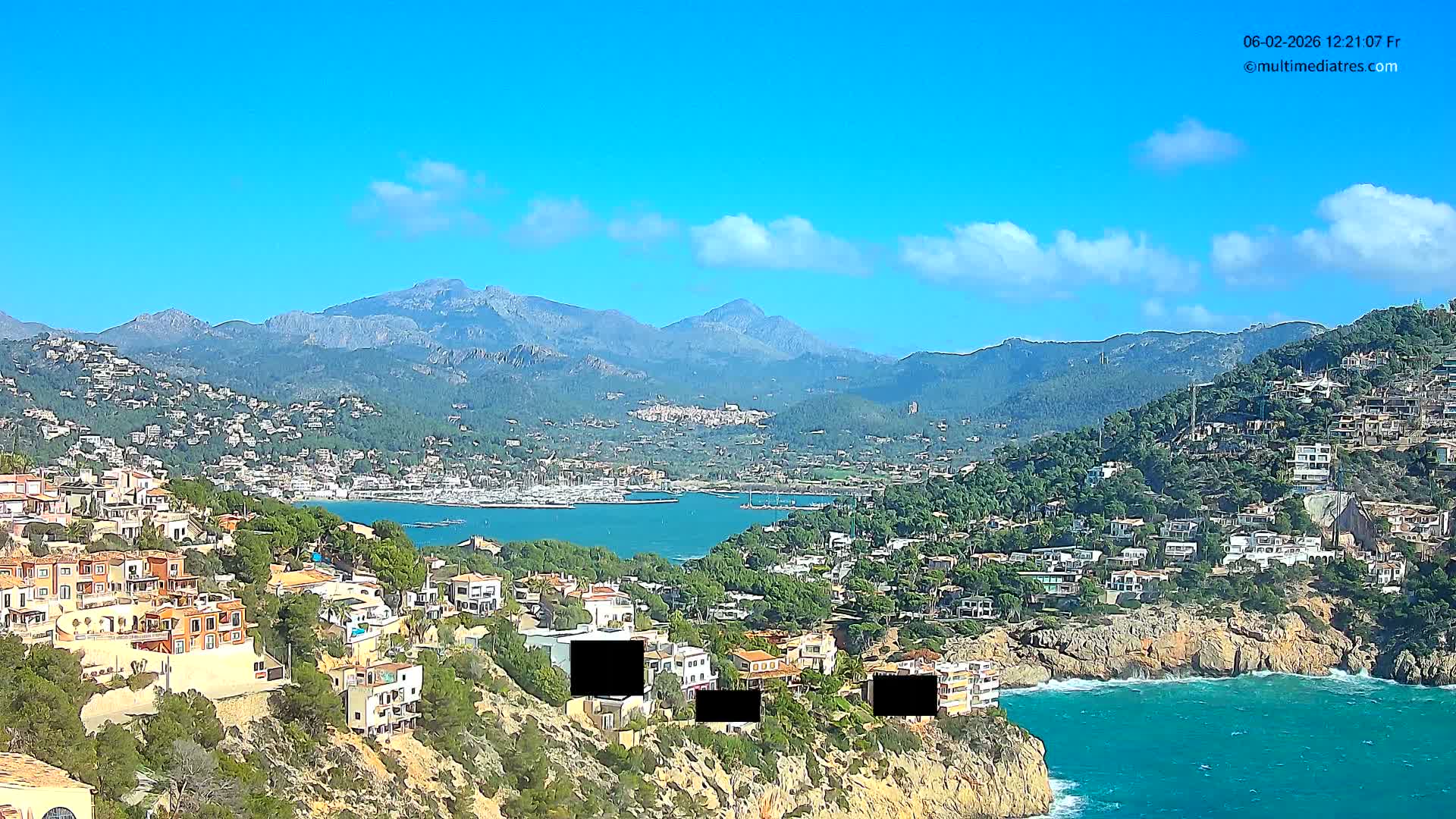 Mallorca Port d'Andratx  La Mola Live Cam - Balearic Islands, Spain