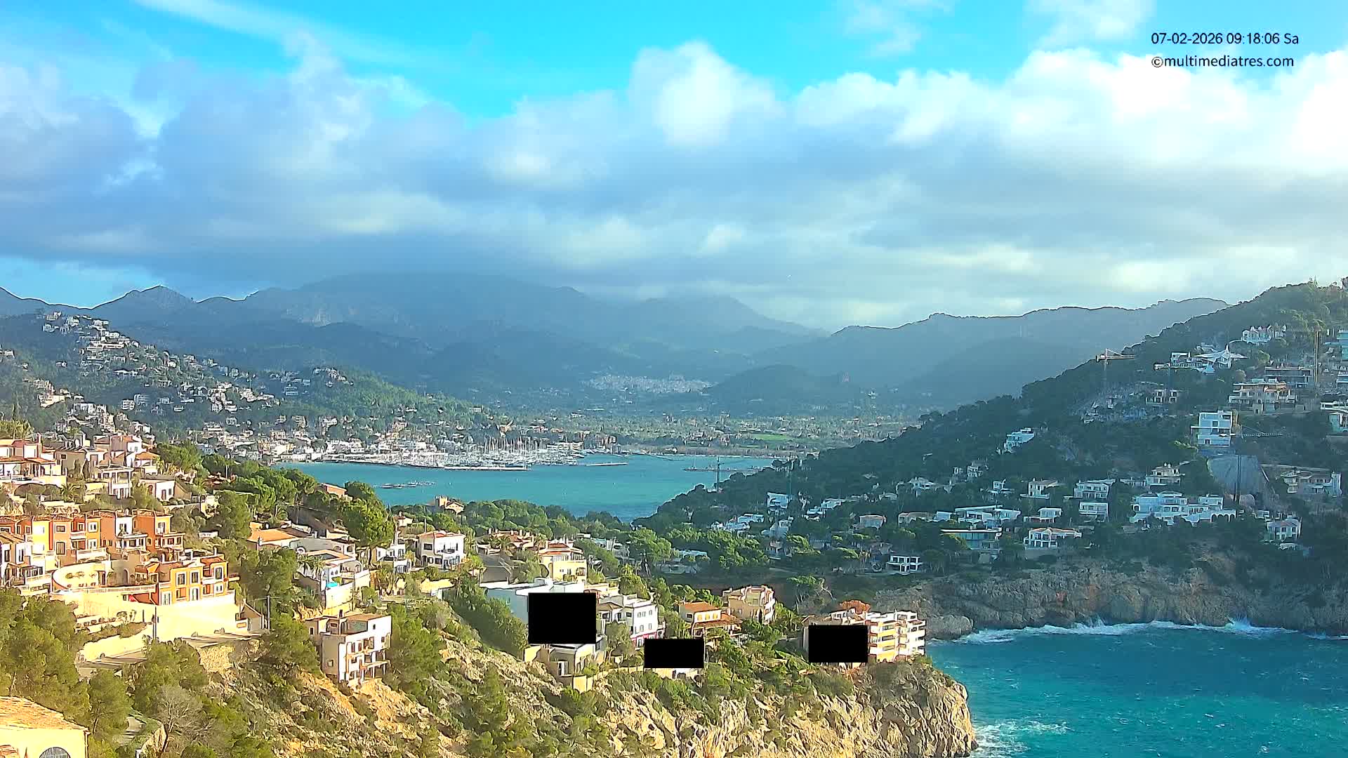 Mallorca Port d'Andratx  La Mola Live Cam - Balearic Islands, Spain