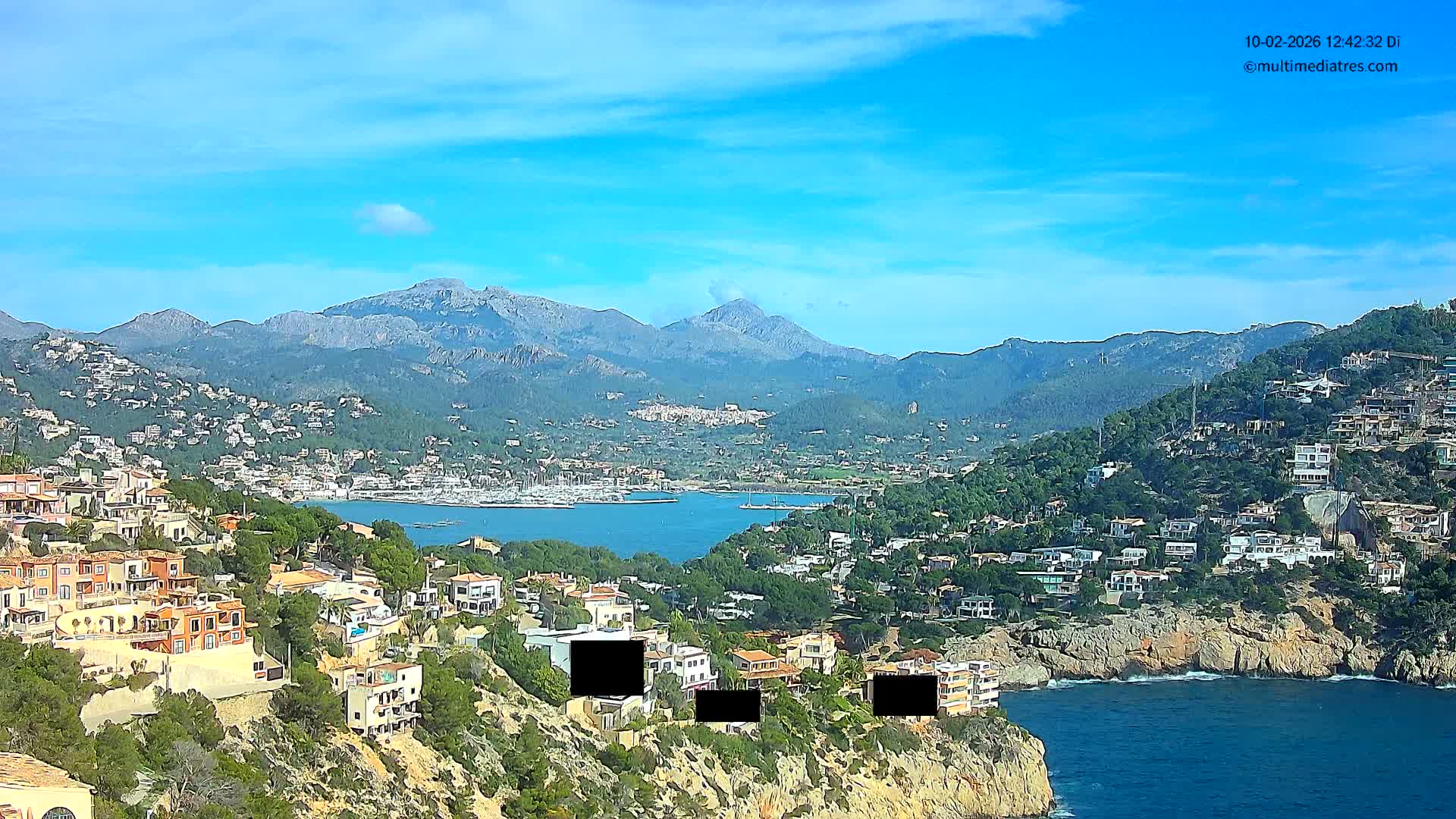Mallorca Port d'Andratx  La Mola Live Cam - Balearic Islands, Spain