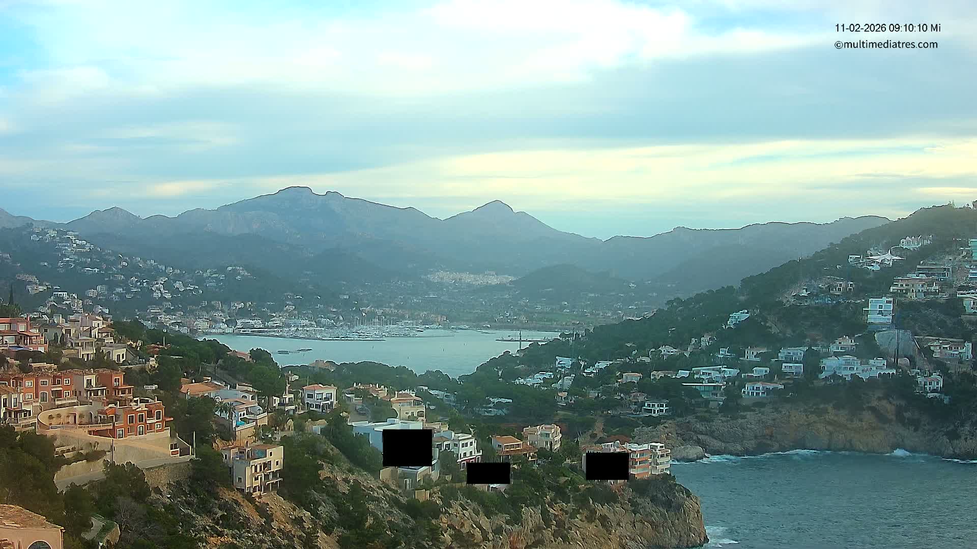 Mallorca Port d'Andratx  La Mola Live Cam - Balearic Islands, Spain