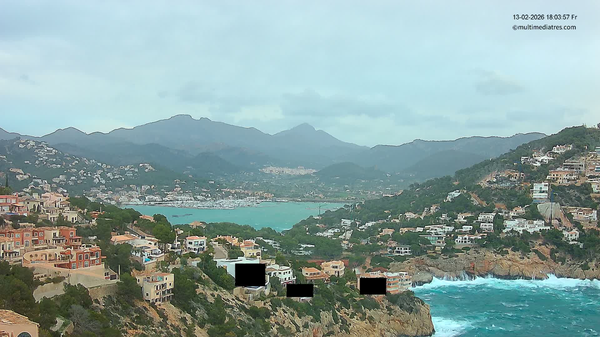 Mallorca Port d'Andratx  La Mola Live Cam - Balearic Islands, Spain