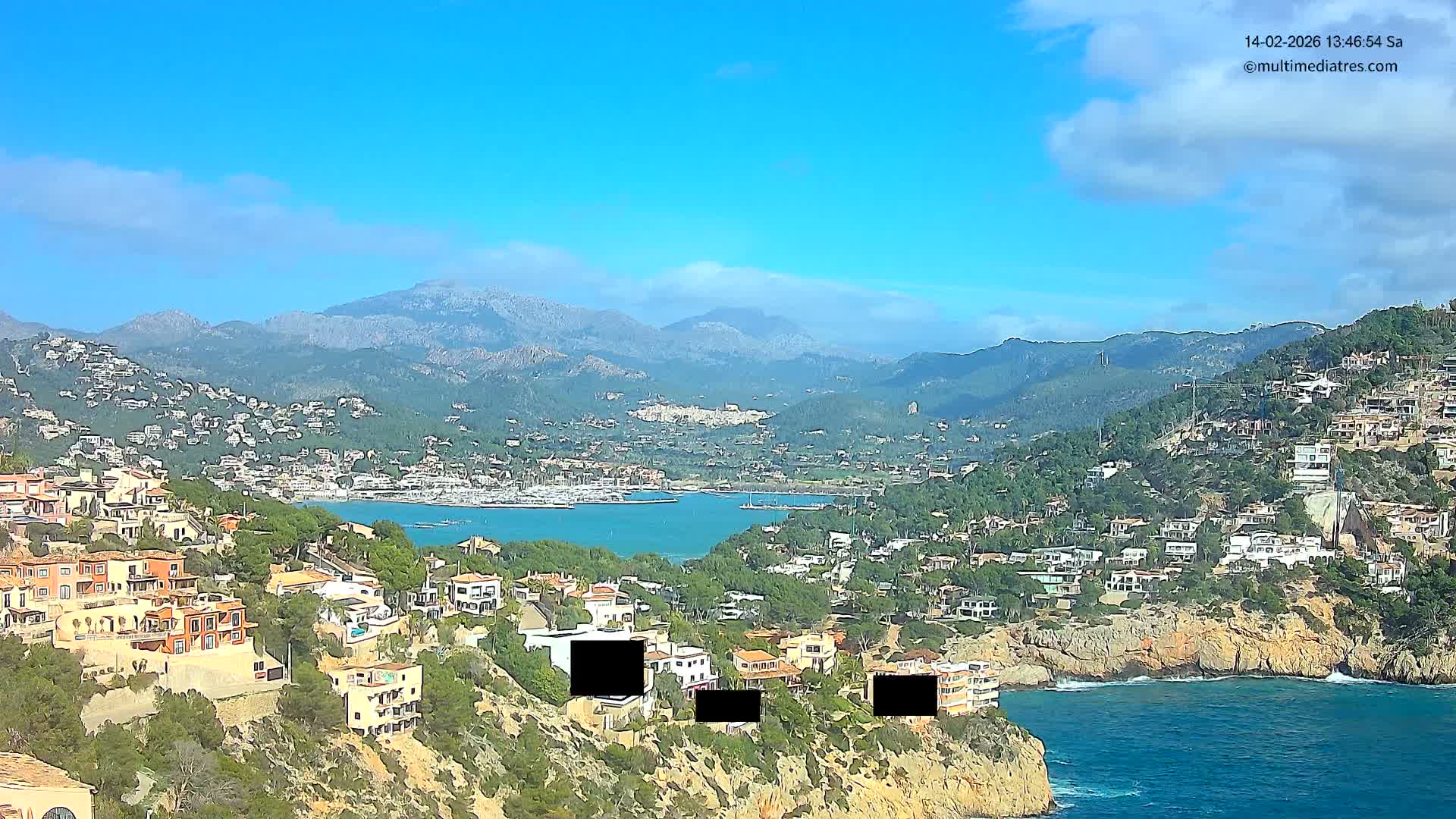 Mallorca Port d'Andratx  La Mola Live Cam - Balearic Islands, Spain