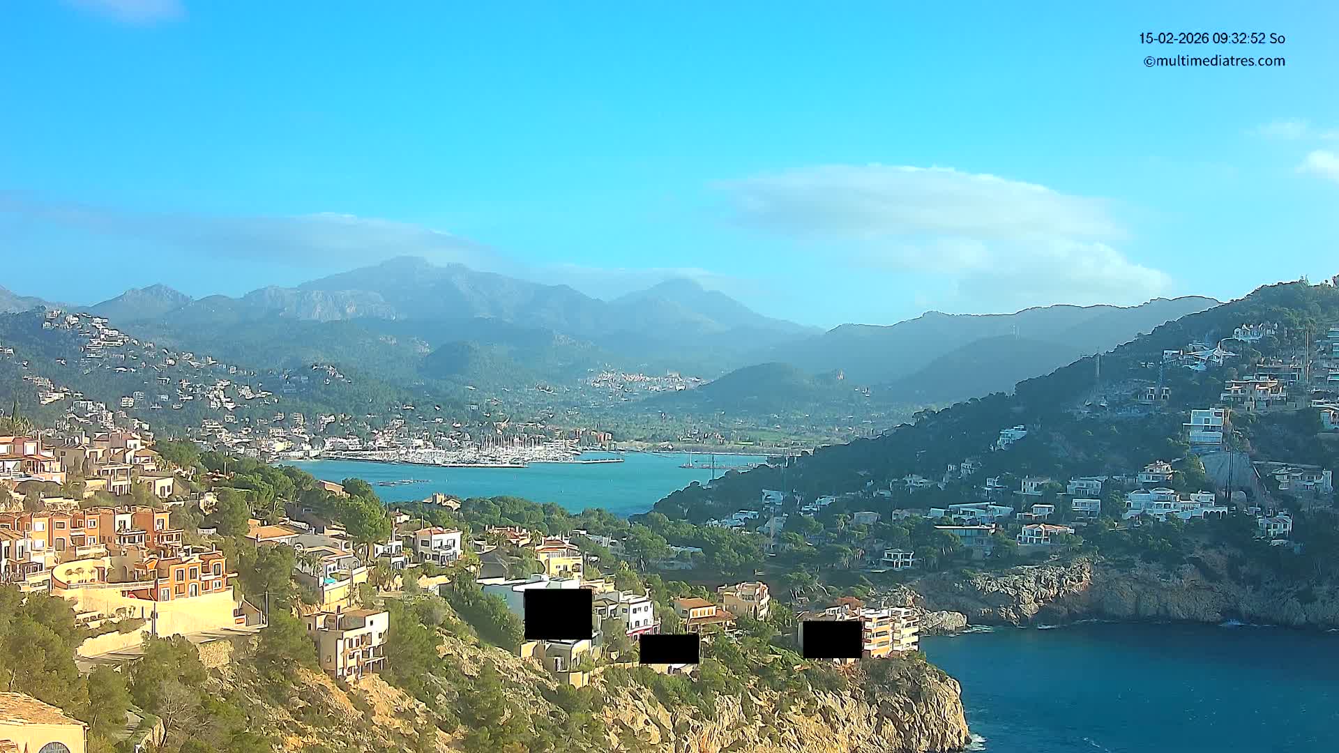 Mallorca Port d'Andratx  La Mola Live Cam - Balearic Islands, Spain