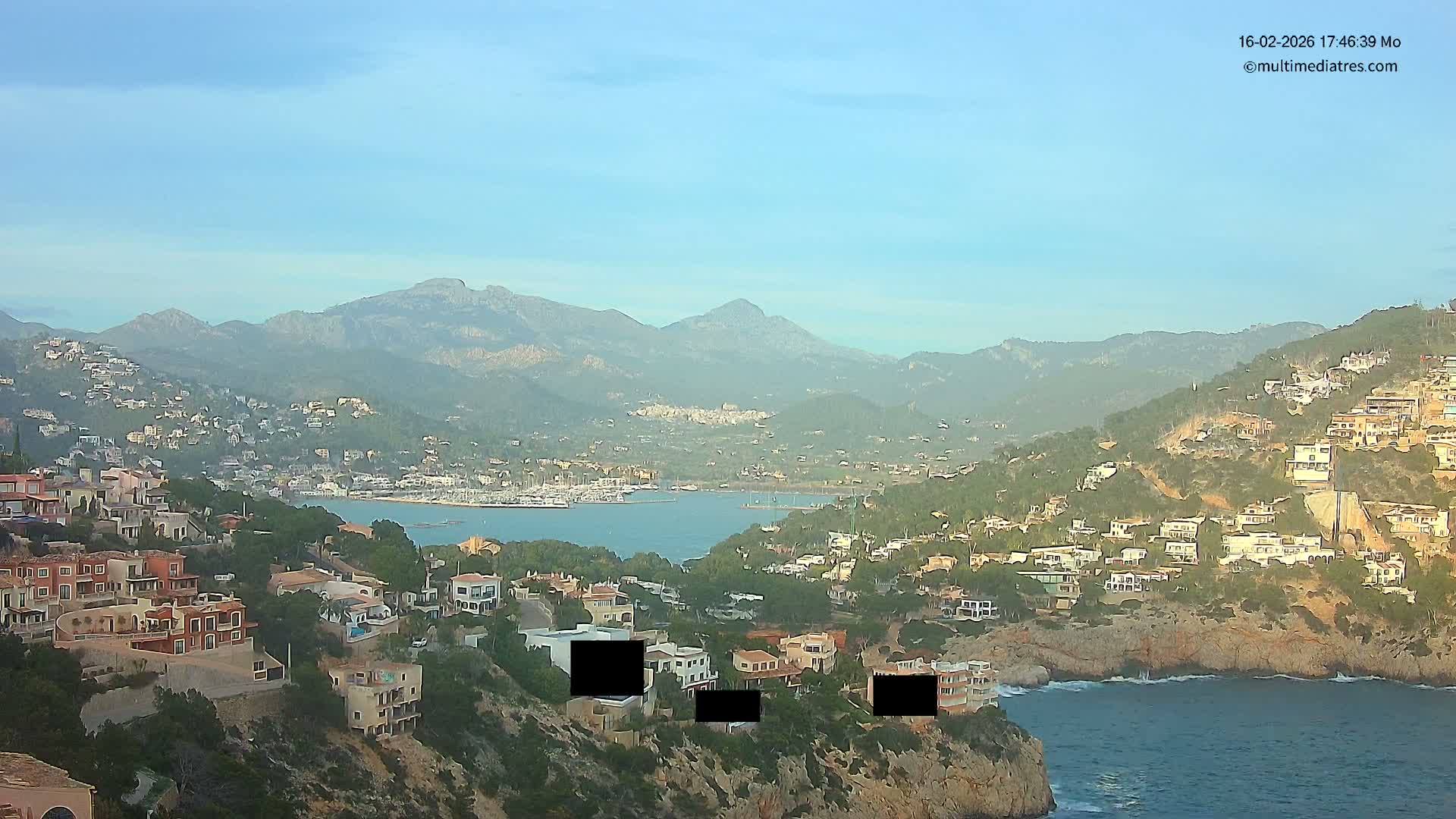 Mallorca Port d'Andratx  La Mola Live Cam - Balearic Islands, Spain