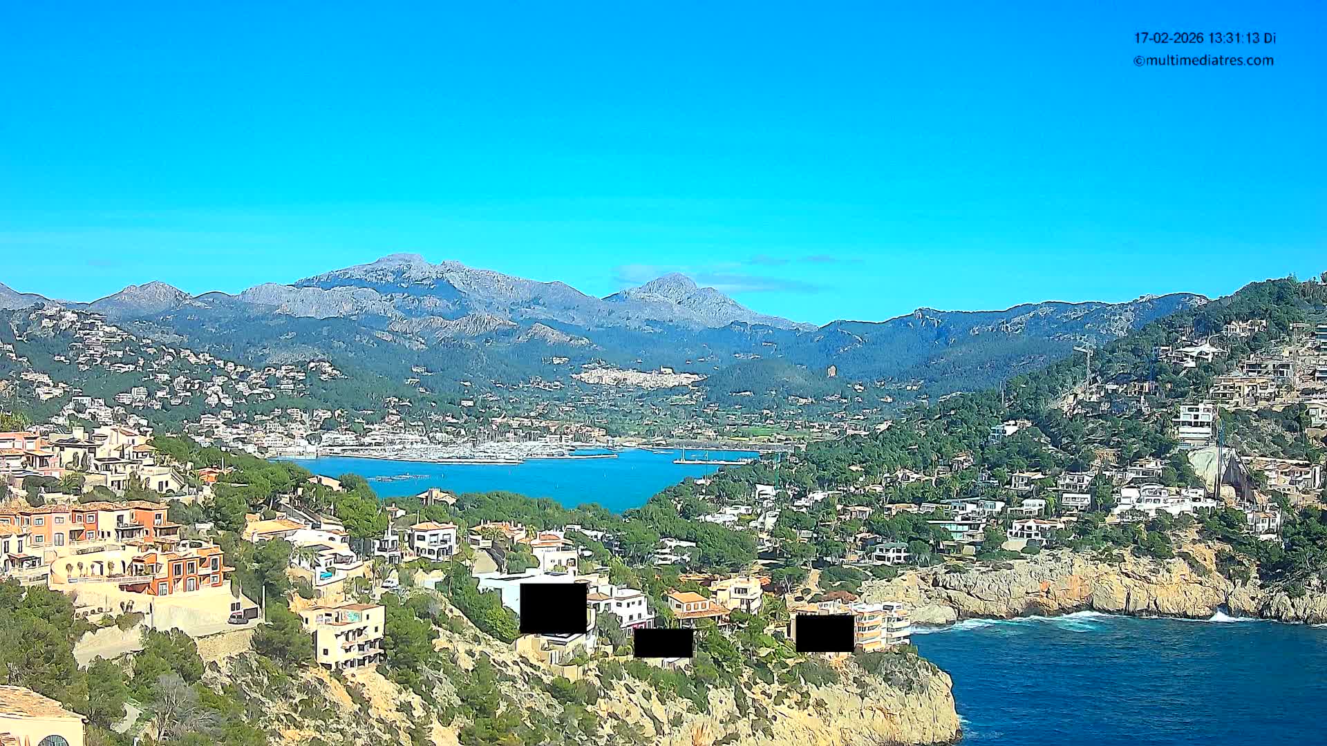 Mallorca Port d'Andratx  La Mola Live Cam - Balearic Islands, Spain