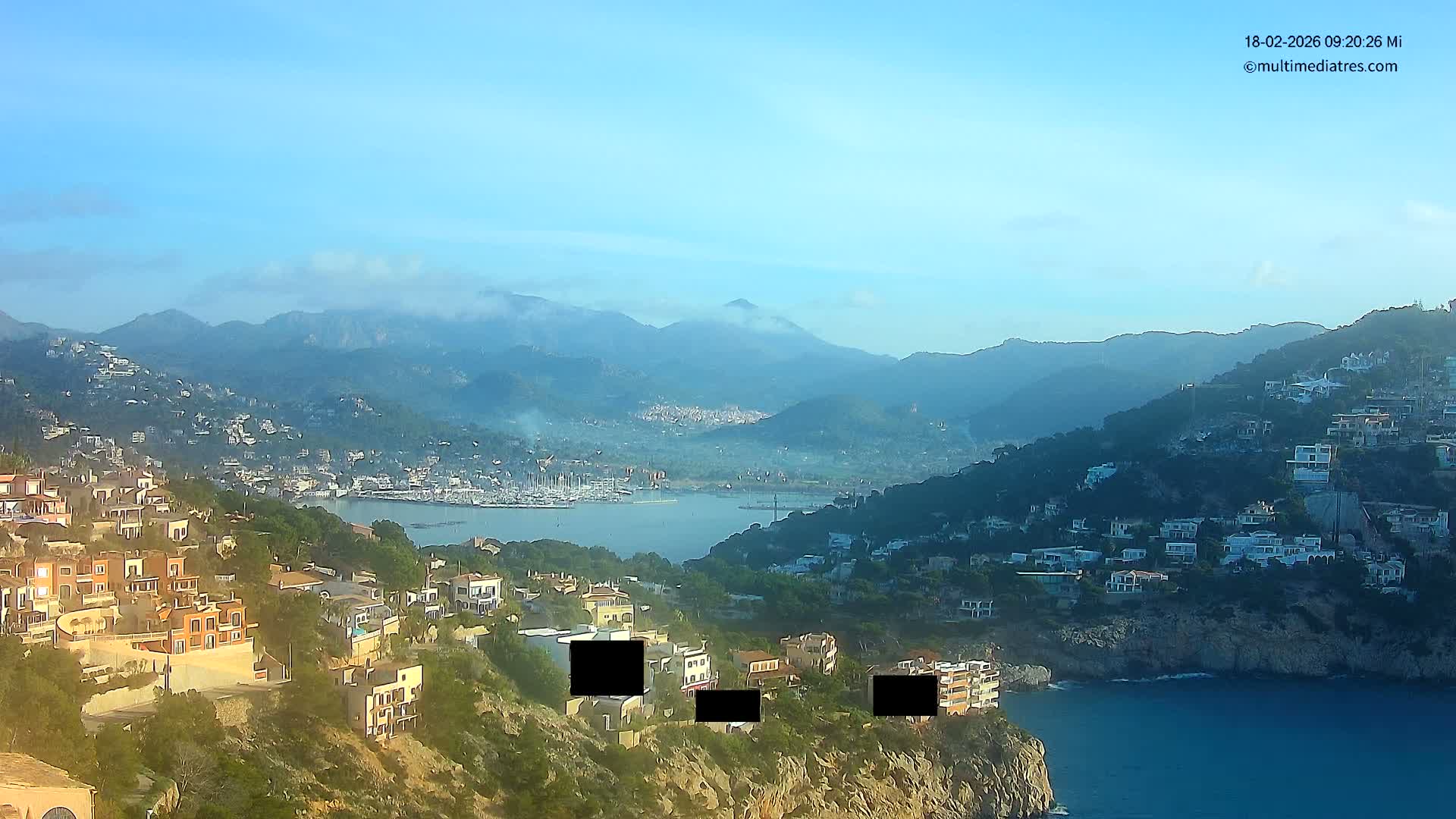 Mallorca Port d'Andratx  La Mola Live Cam - Balearic Islands, Spain