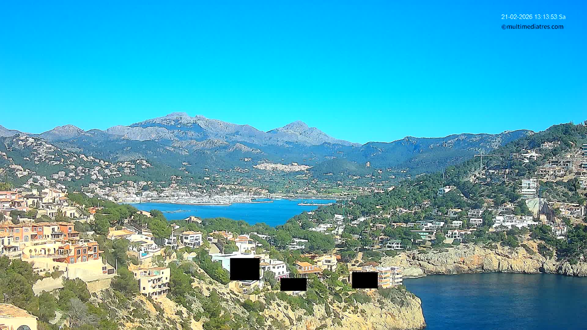 Mallorca Port d'Andratx  La Mola Live Cam - Balearic Islands, Spain