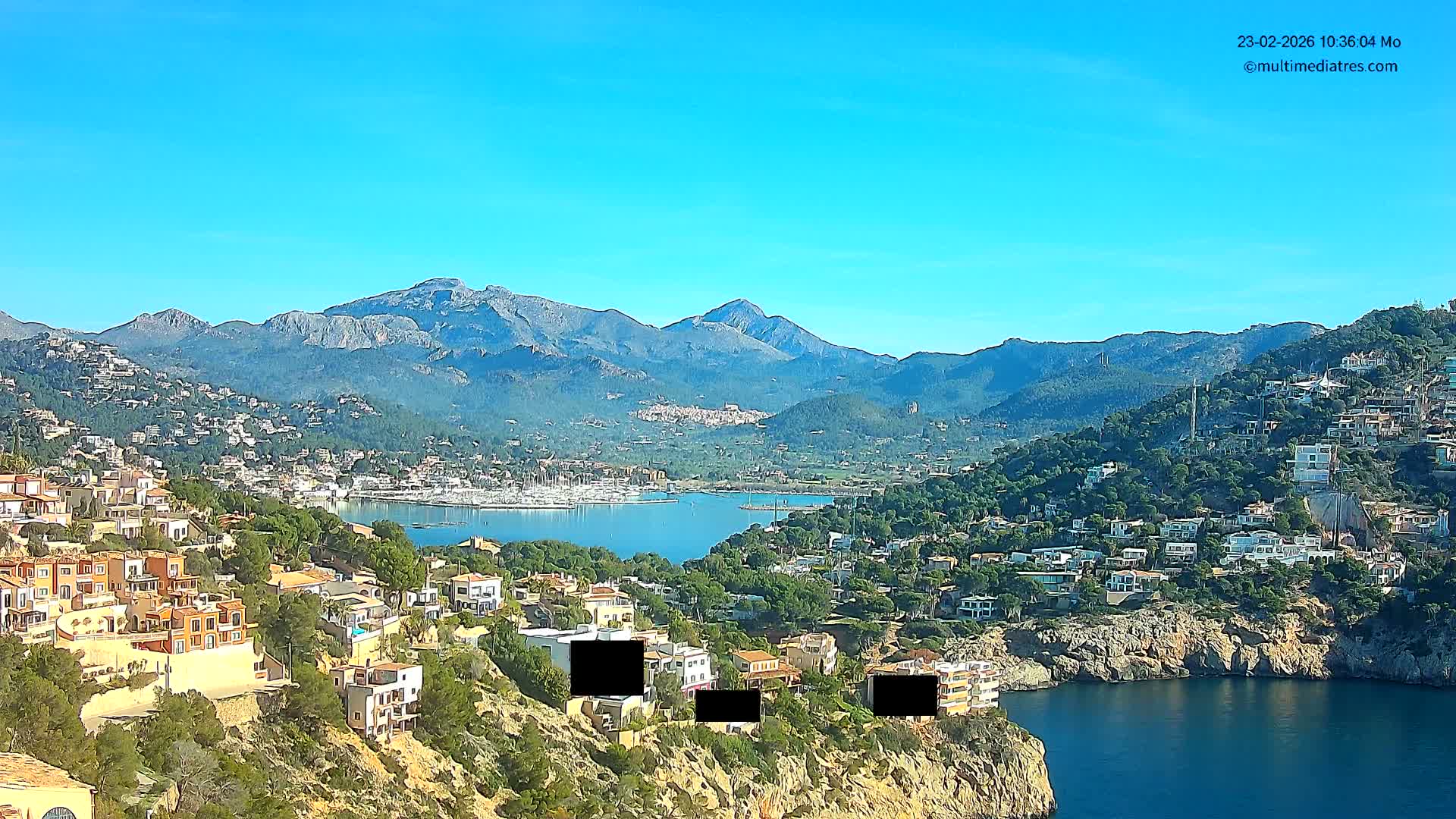 Mallorca Port d'Andratx  La Mola Live Cam - Balearic Islands, Spain
