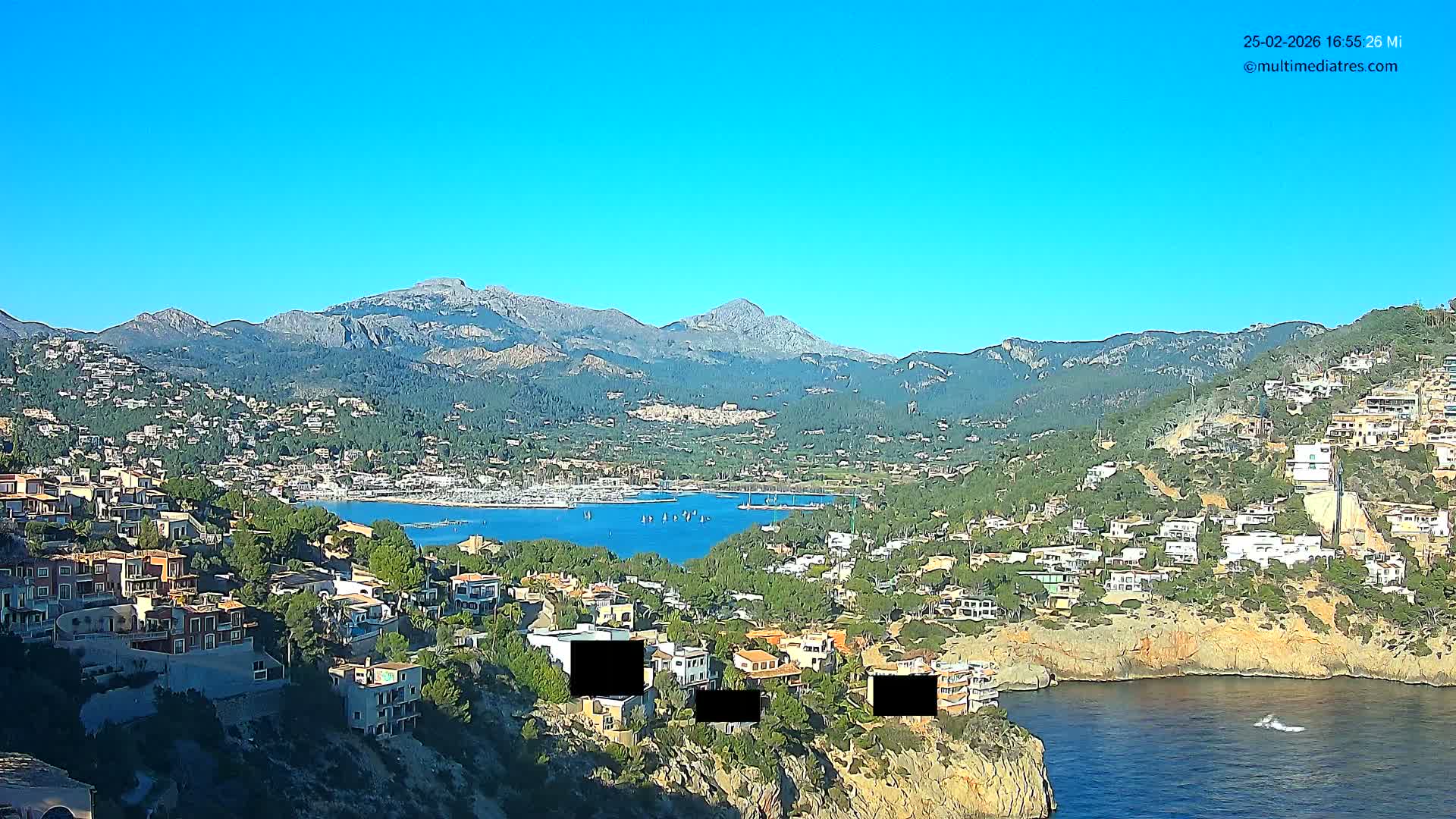 Mallorca Port d'Andratx  La Mola Live Cam - Balearic Islands, Spain