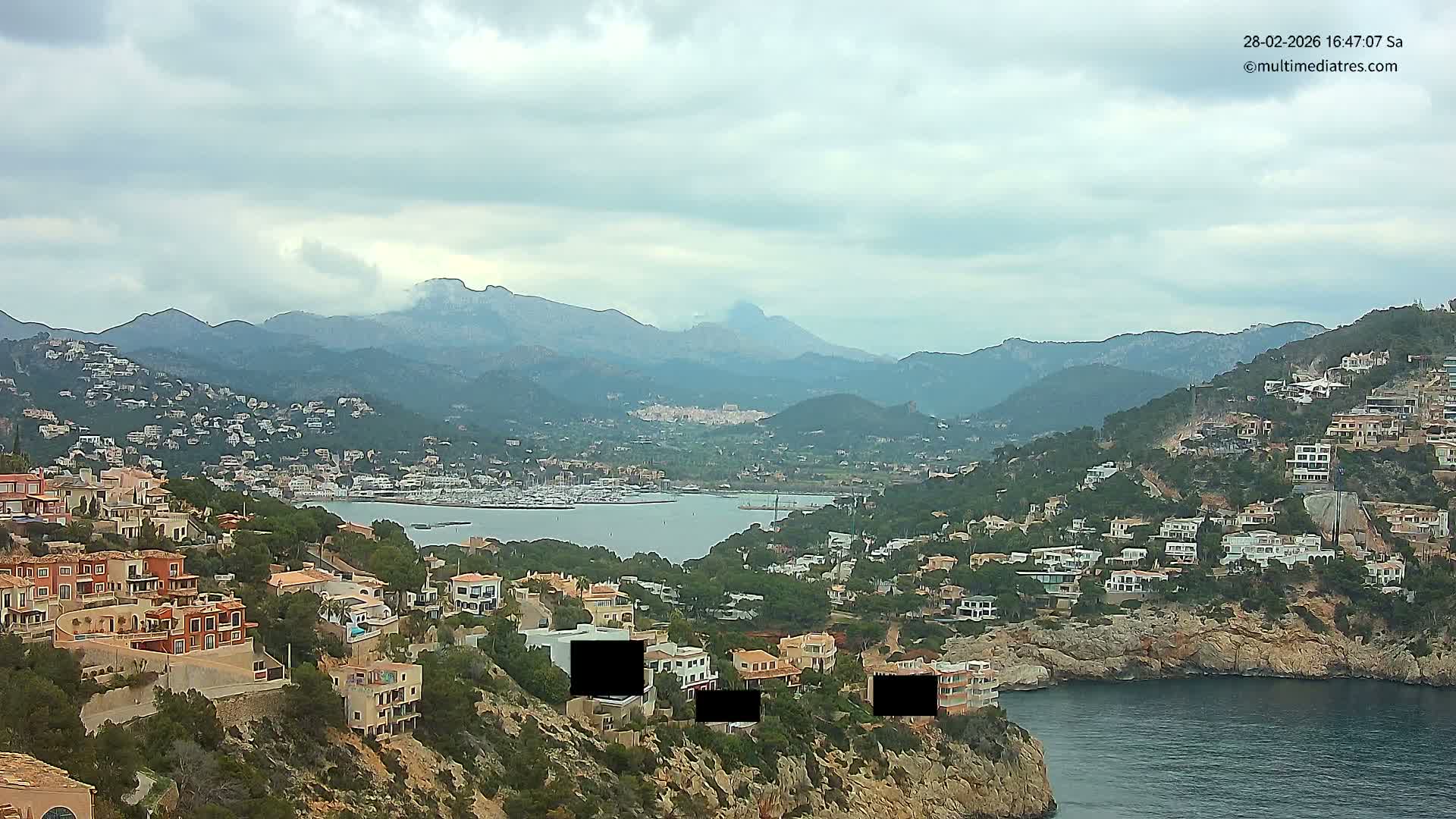 Mallorca Port d'Andratx  La Mola Live Cam - Balearic Islands, Spain