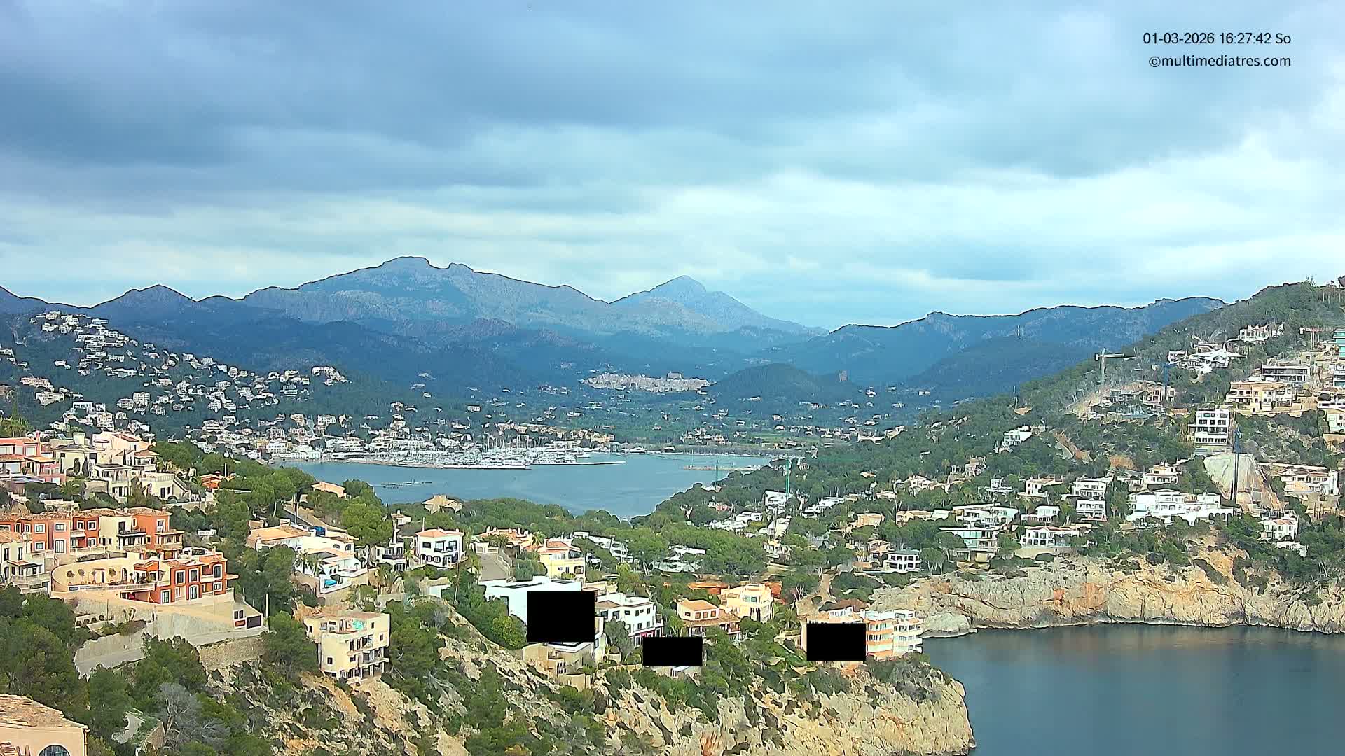 Mallorca Port d'Andratx  La Mola Live Cam - Balearic Islands, Spain
