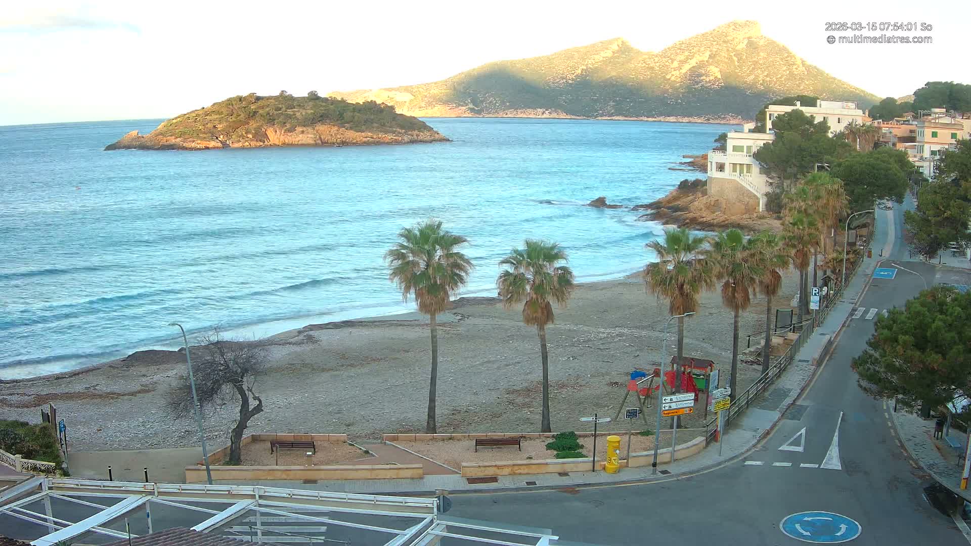 Mallorca Port d'Andratx  La Mola Live Cam - Balearic Islands, Spain