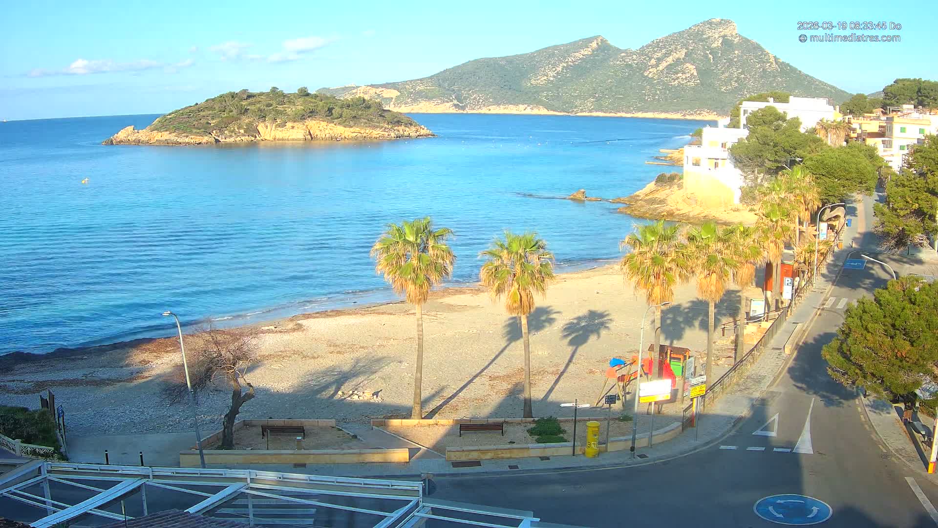 Mallorca Port d'Andratx  La Mola Live Cam - Balearic Islands, Spain