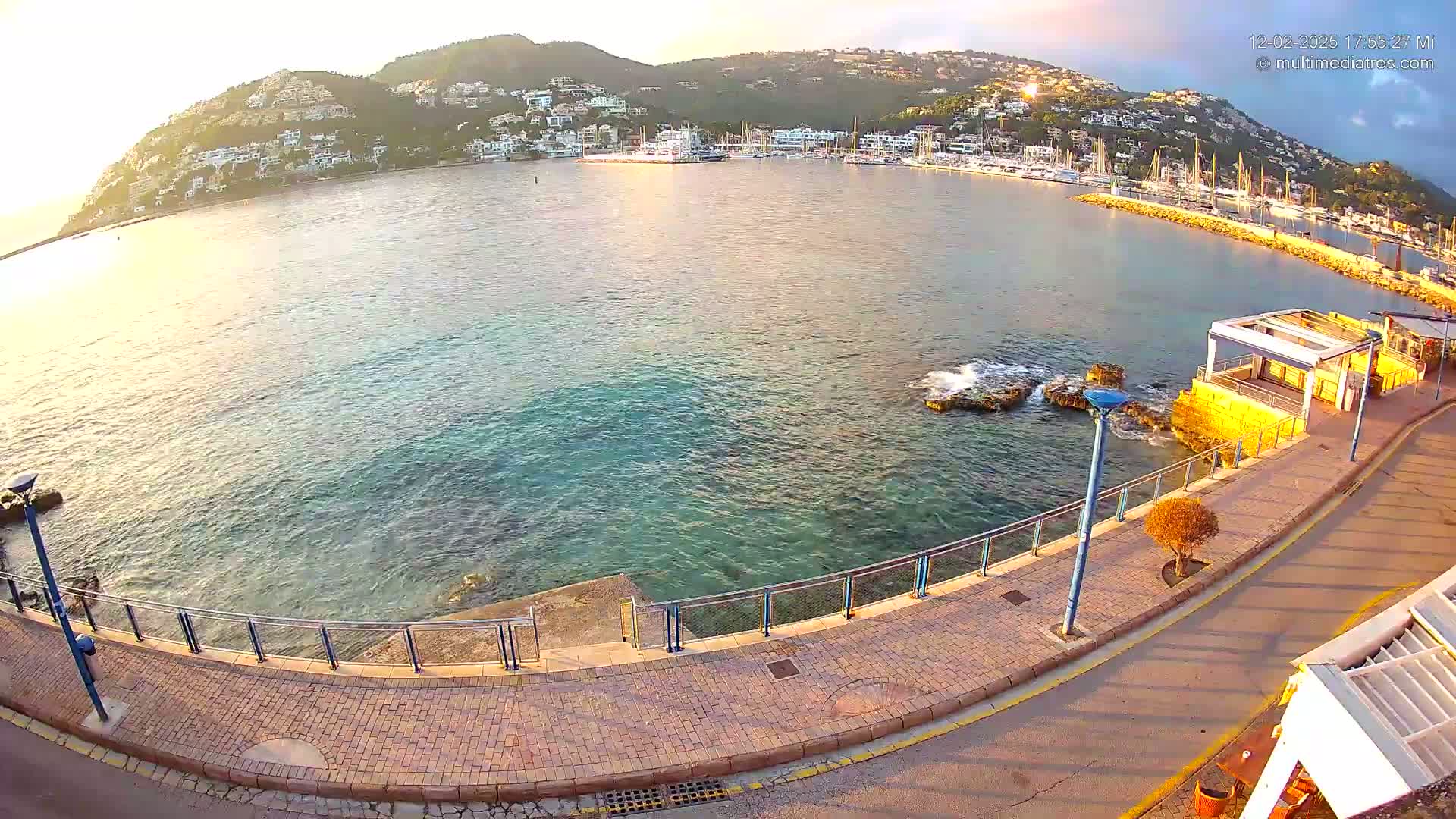 Mallorca, Port d' Andratx Sunset Live Cam - Balearic Islands, Spain