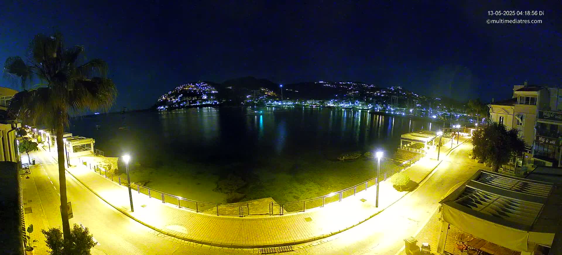 Mallorca, Port d' Andratx Sunset Live Cam - Balearic Islands, Spain