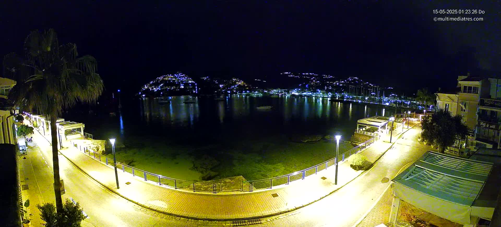 Mallorca, Port d' Andratx Sunset Live Cam - Balearic Islands, Spain