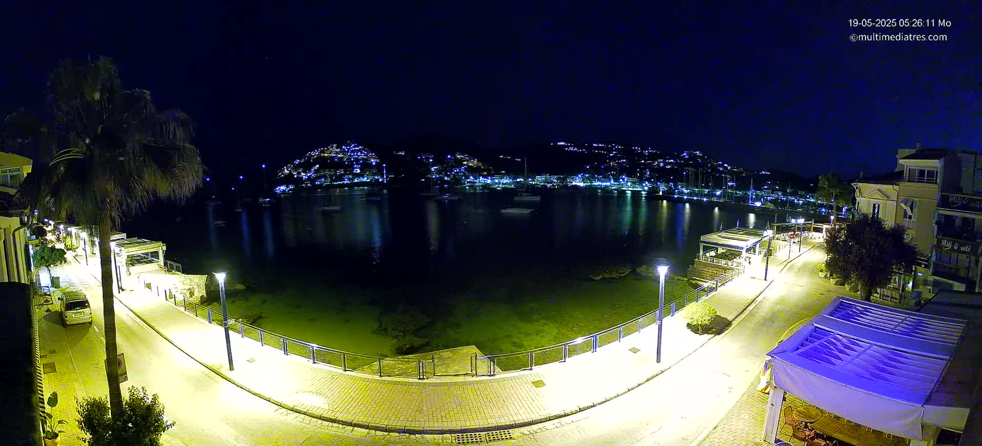 Mallorca, Port d' Andratx Sunset Live Cam - Balearic Islands, Spain