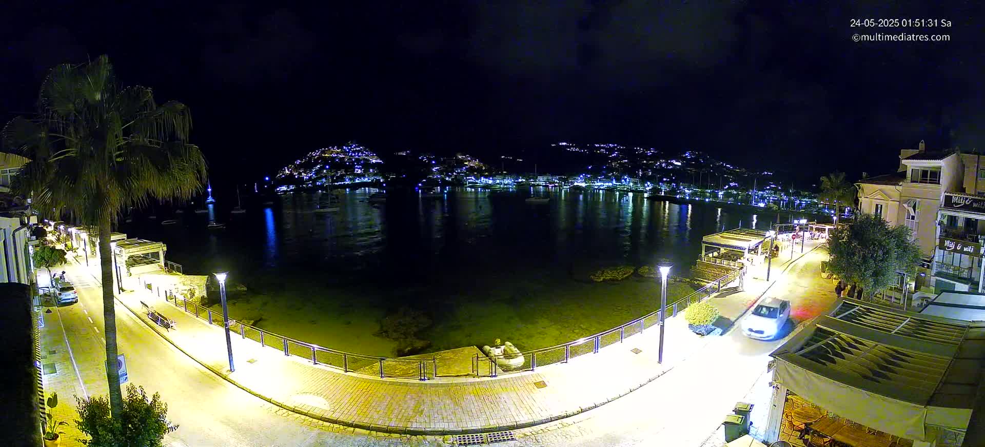 Mallorca, Port d' Andratx Sunset Live Cam - Balearic Islands, Spain