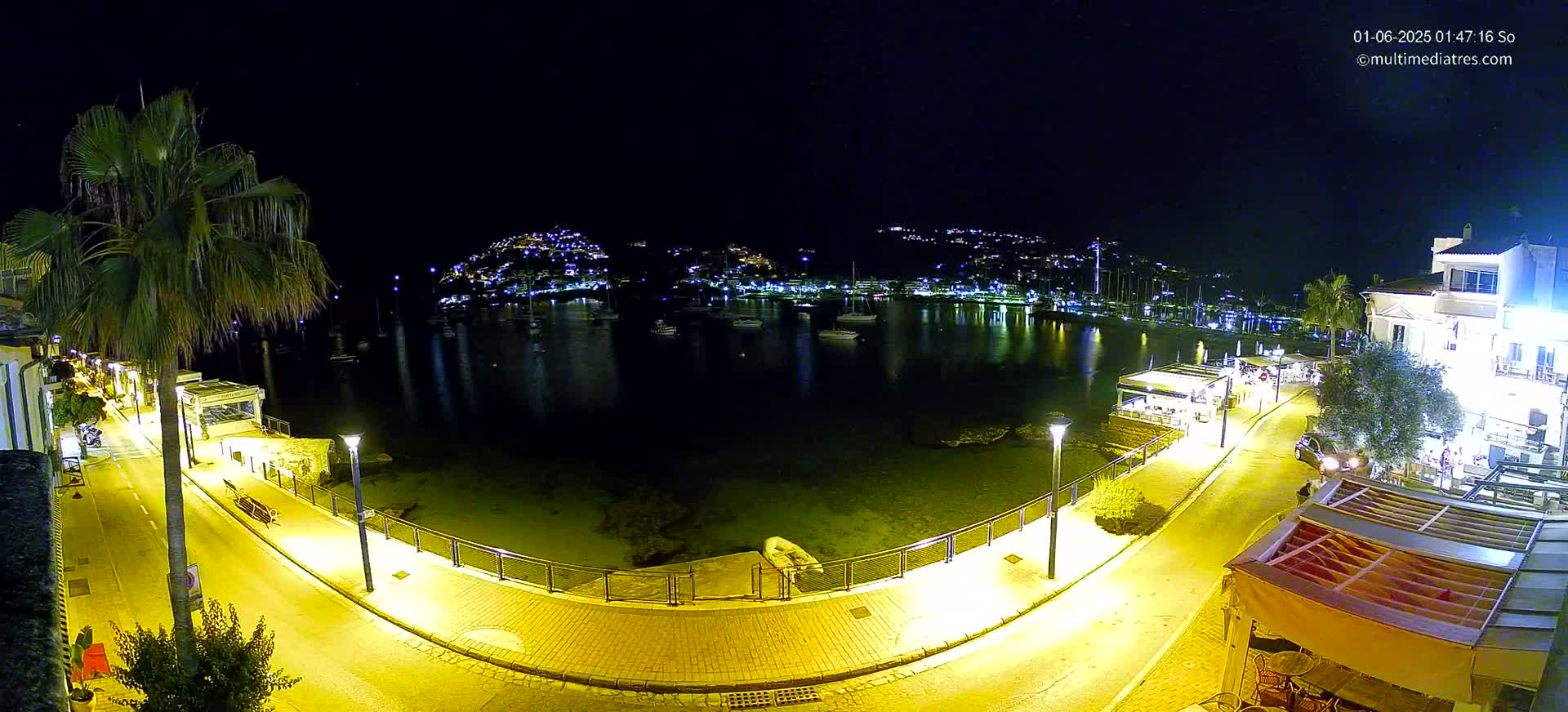 Mallorca, Port d' Andratx Sunset Live Cam - Balearic Islands, Spain