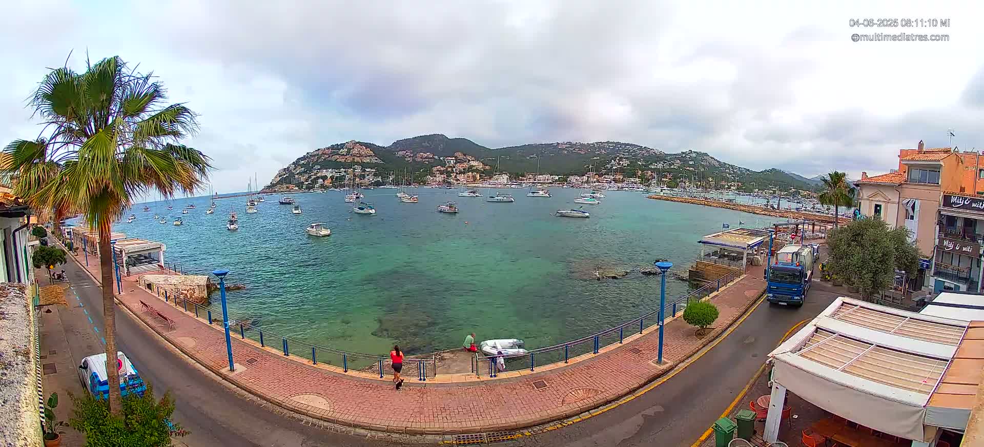 Mallorca, Port d' Andratx Sunset Live Cam - Balearic Islands, Spain