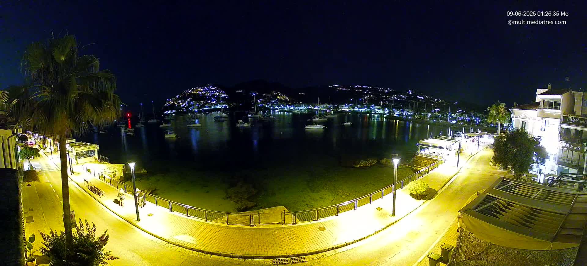 Mallorca, Port d' Andratx Sunset Live Cam - Balearic Islands, Spain