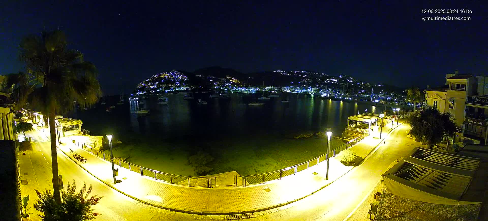 Mallorca, Port d' Andratx Sunset Live Cam - Balearic Islands, Spain