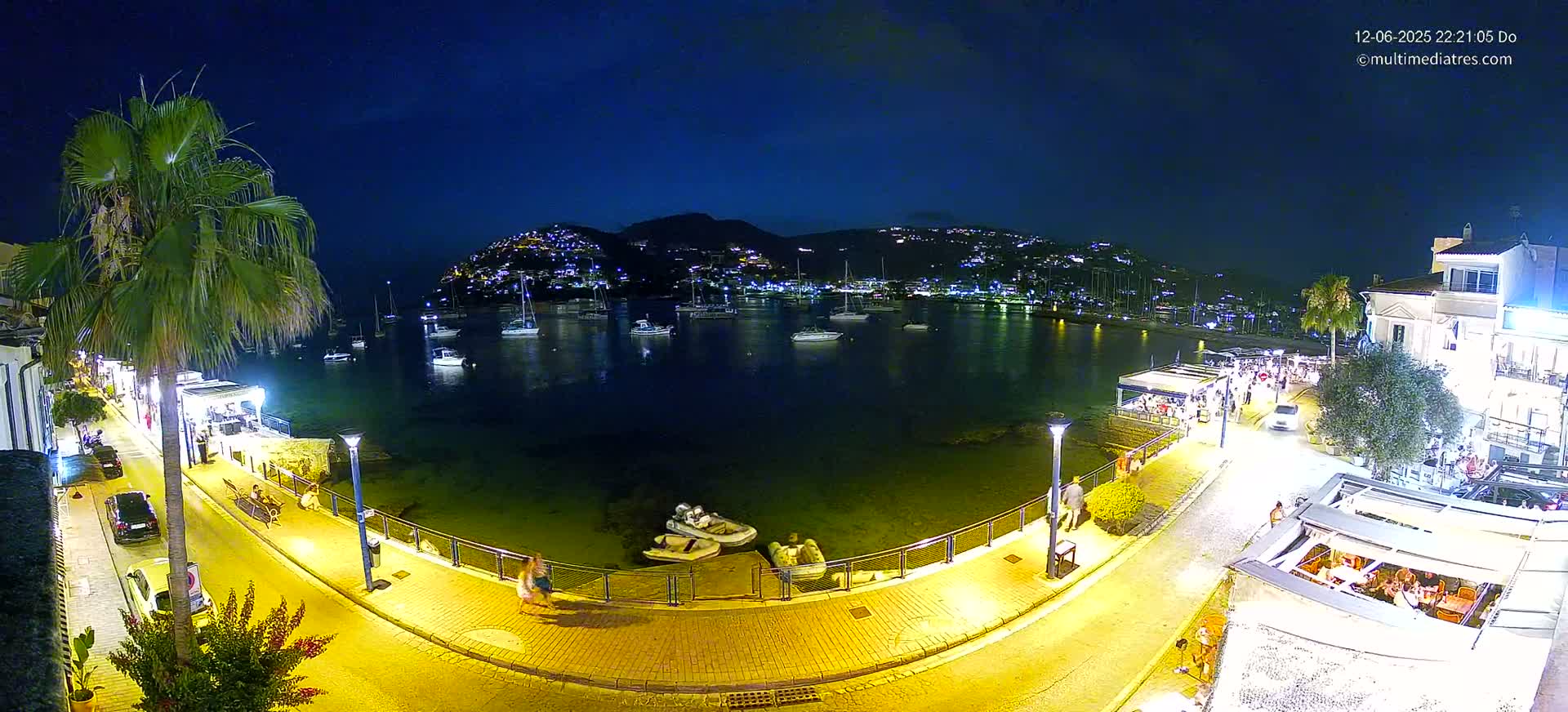 Mallorca, Port d' Andratx Sunset Live Cam - Balearic Islands, Spain