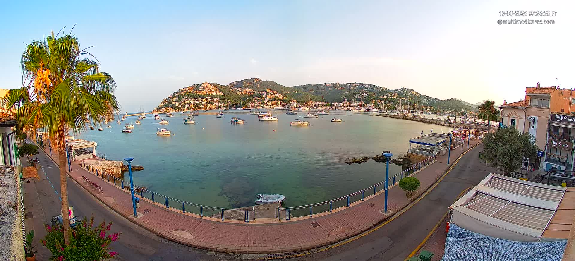 Mallorca, Port d' Andratx Sunset Live Cam - Balearic Islands, Spain