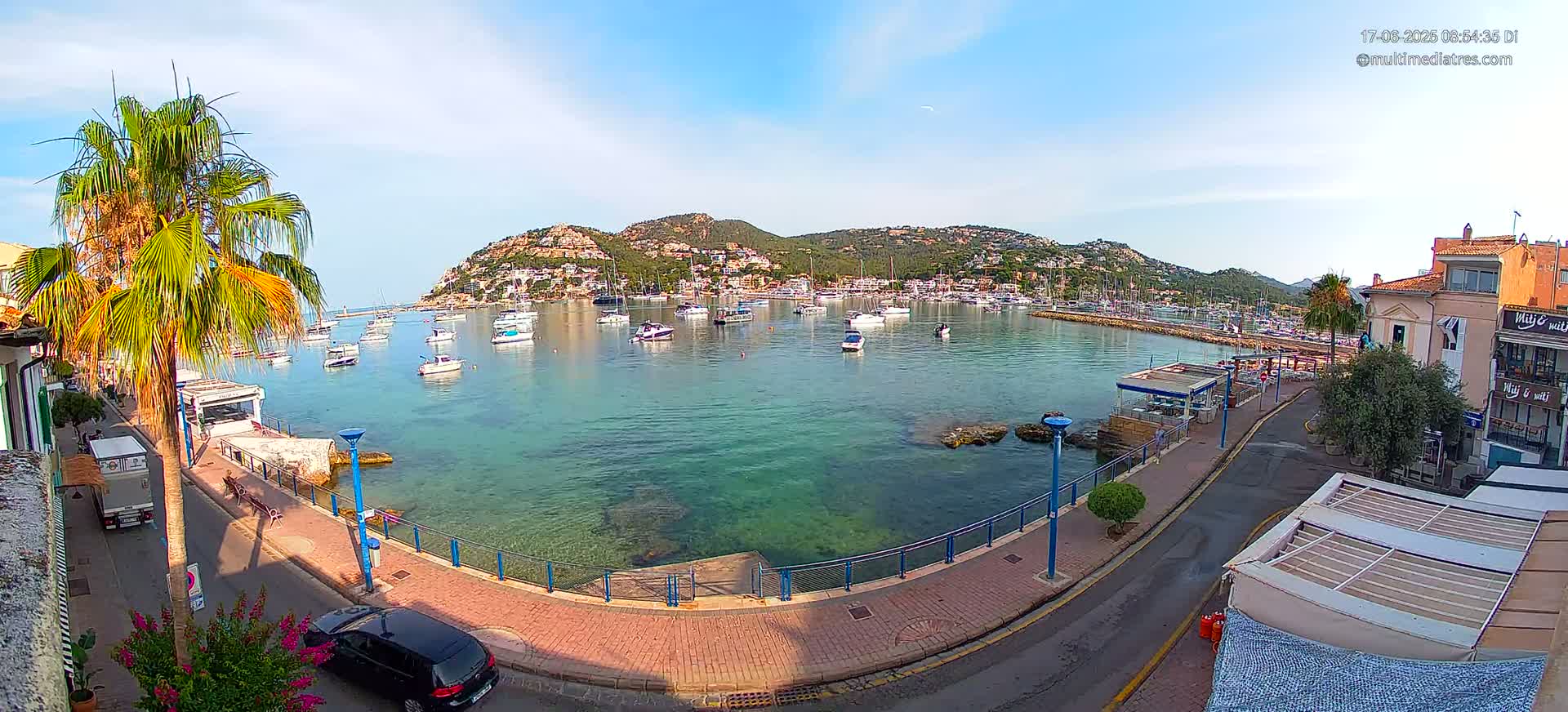 Mallorca, Port d' Andratx Sunset Live Cam - Balearic Islands, Spain
