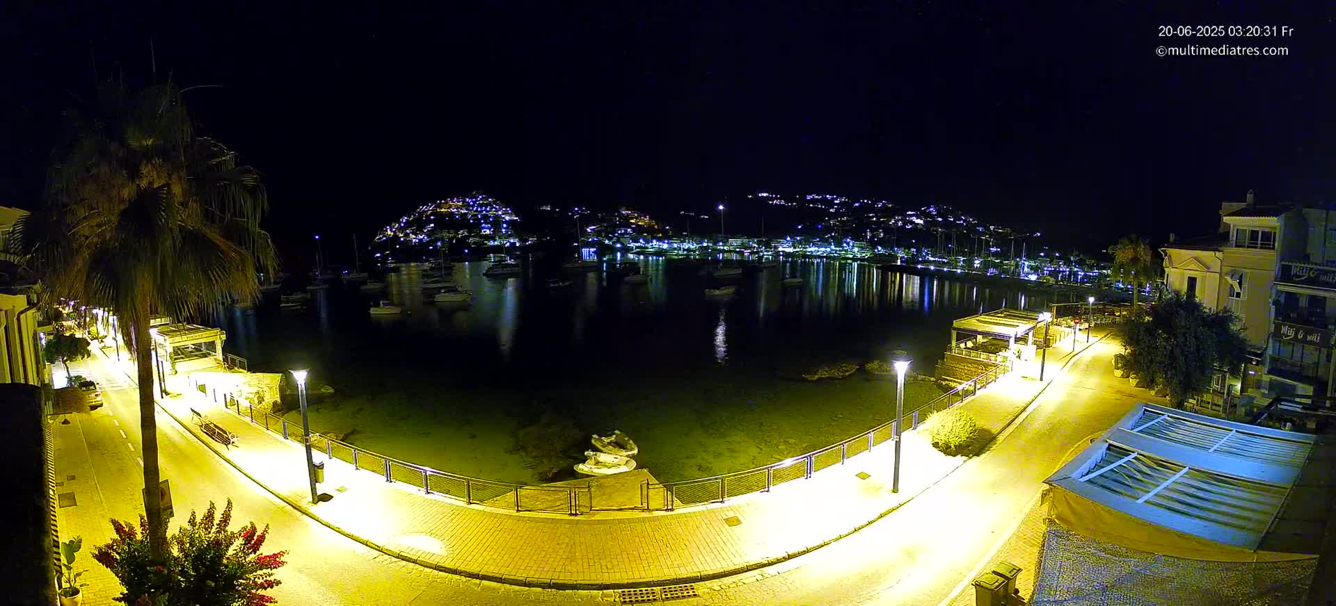 Mallorca, Port d' Andratx Sunset Live Cam - Balearic Islands, Spain