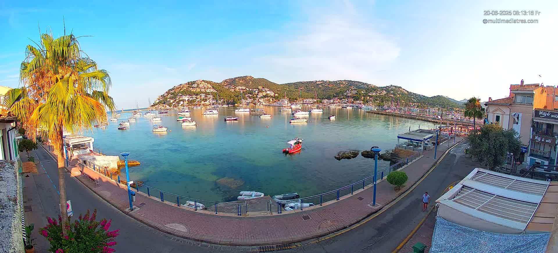 Mallorca, Port d' Andratx Sunset Live Cam - Balearic Islands, Spain