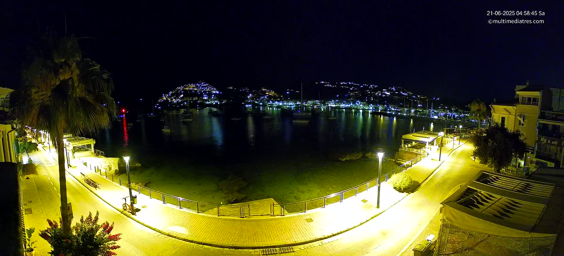 Mallorca, Port d' Andratx Sunset Live Cam - Balearic Islands, Spain