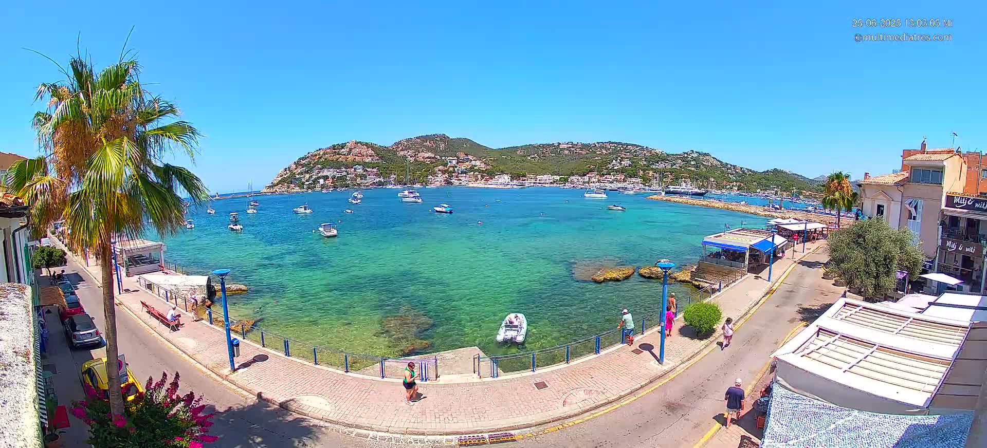 Mallorca, Port d' Andratx Sunset Live Cam - Balearic Islands, Spain