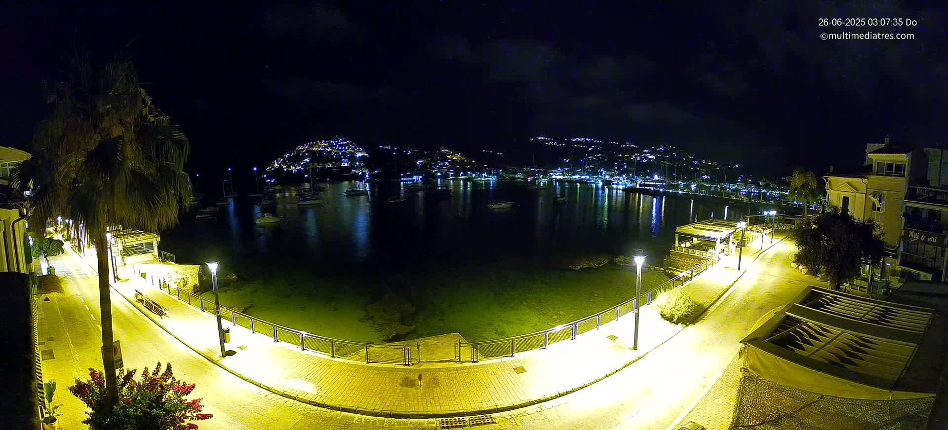 Mallorca, Port d' Andratx Sunset Live Cam - Balearic Islands, Spain
