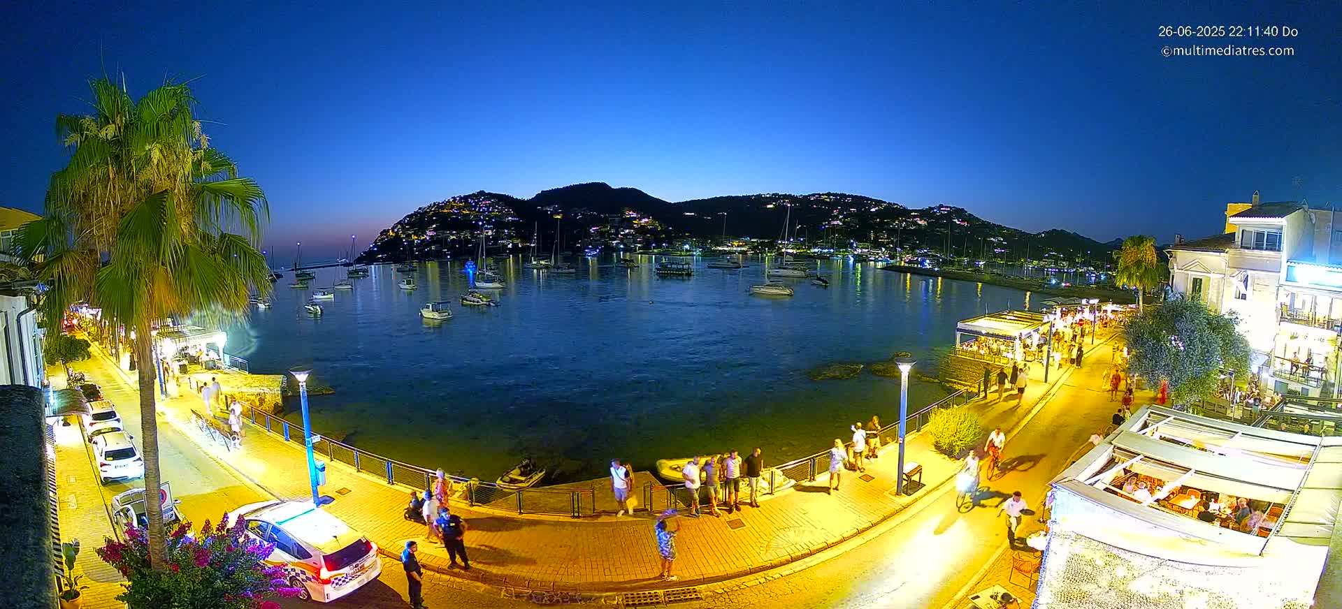 Mallorca, Port d' Andratx Sunset Live Cam - Balearic Islands, Spain