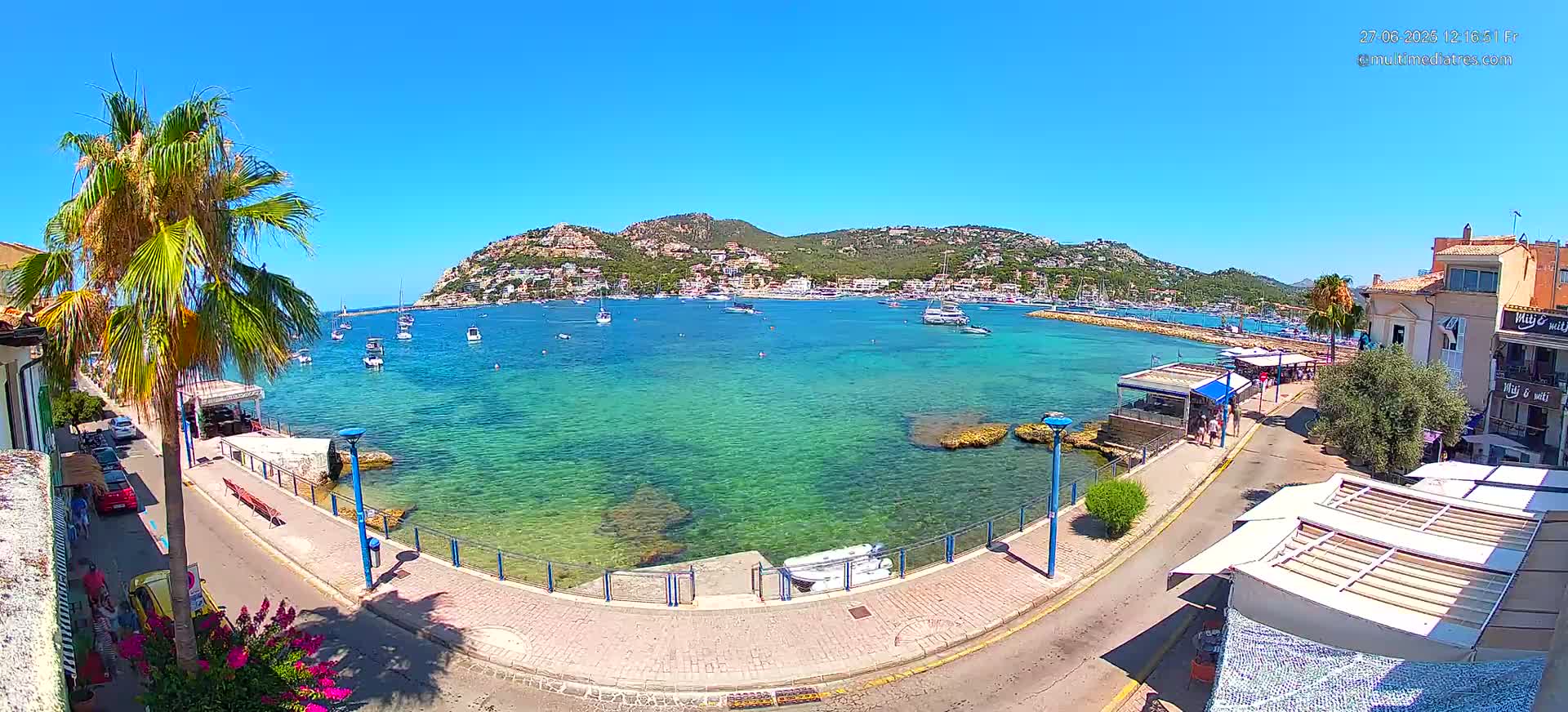 Mallorca, Port d' Andratx Sunset Live Cam - Balearic Islands, Spain