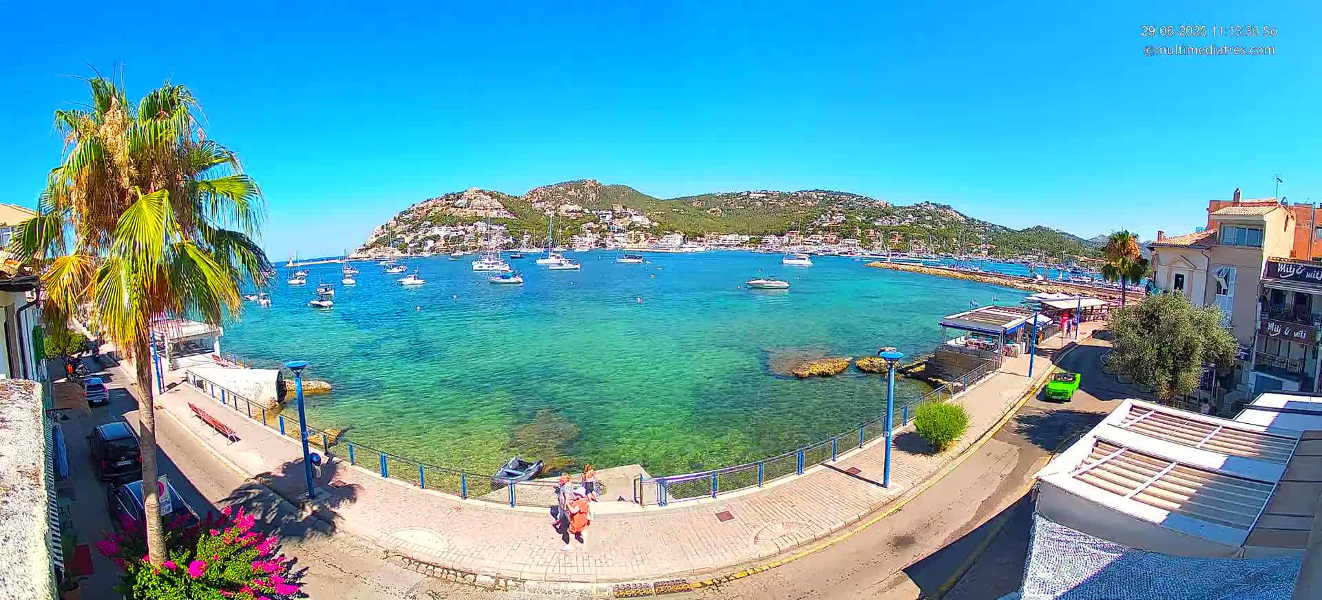 Mallorca, Port d' Andratx Sunset Live Cam - Balearic Islands, Spain