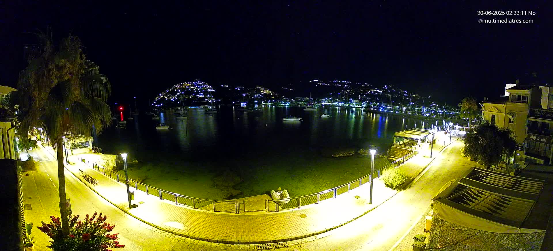 Mallorca, Port d' Andratx Sunset Live Cam - Balearic Islands, Spain