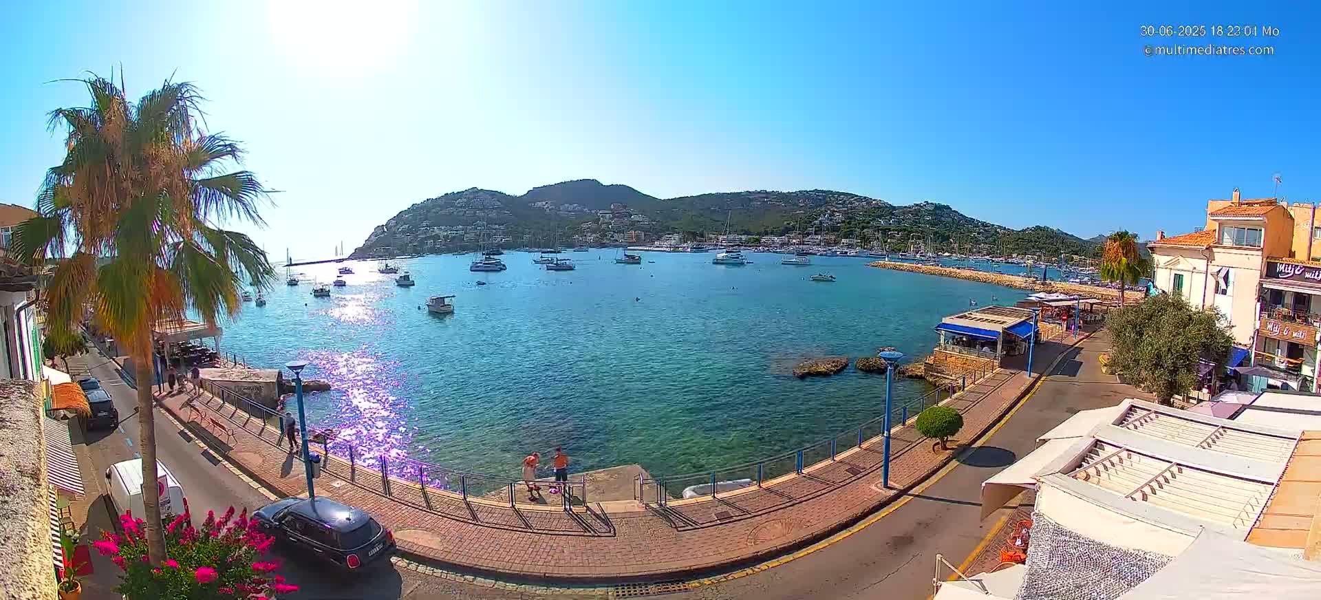 Mallorca, Port d' Andratx Sunset Live Cam - Balearic Islands, Spain