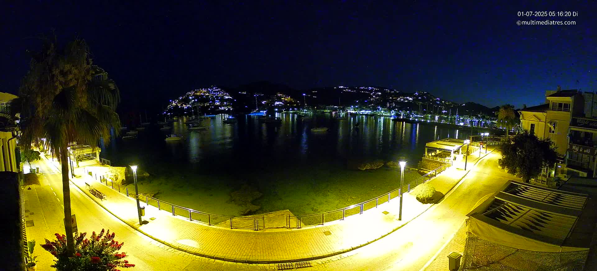 Mallorca, Port d' Andratx Sunset Live Cam - Balearic Islands, Spain