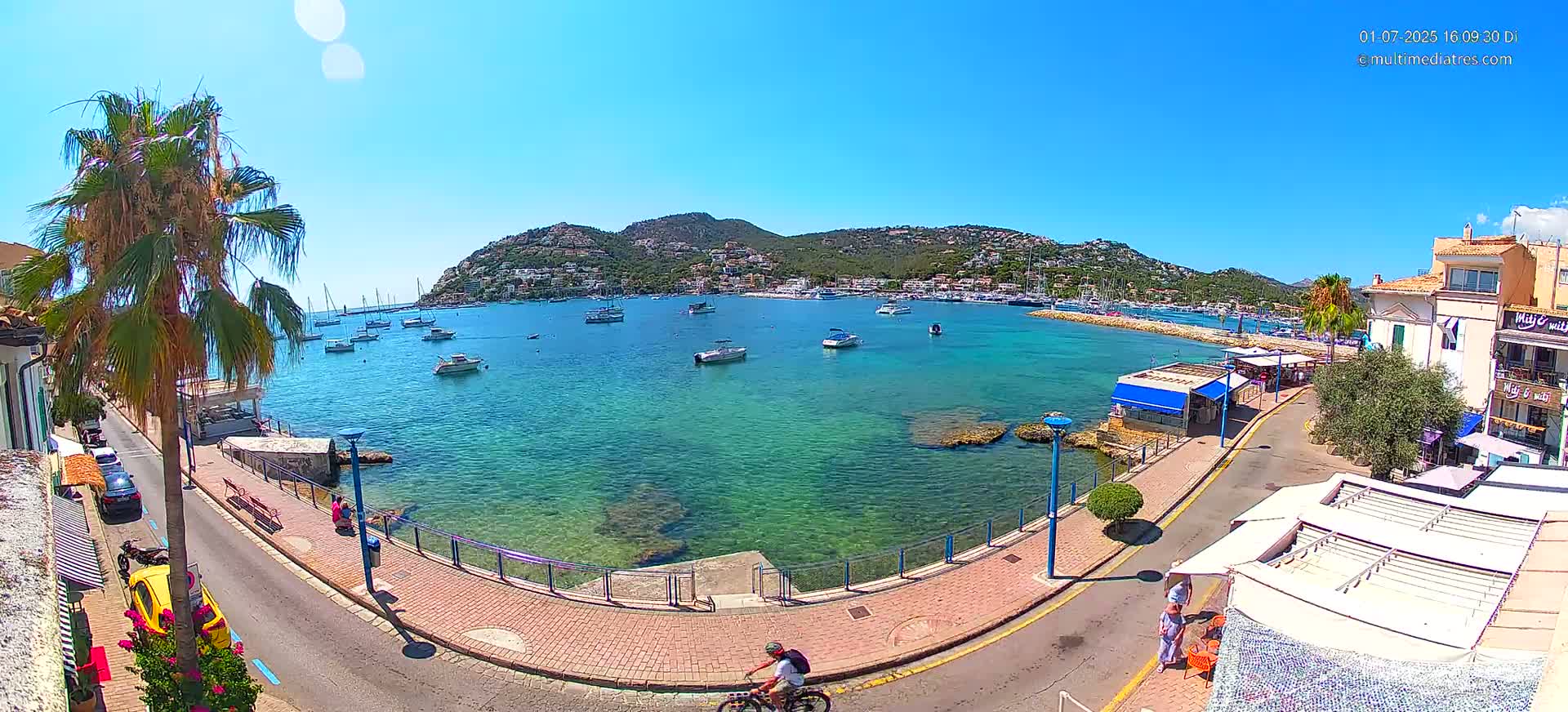 Mallorca, Port d' Andratx Sunset Live Cam - Balearic Islands, Spain