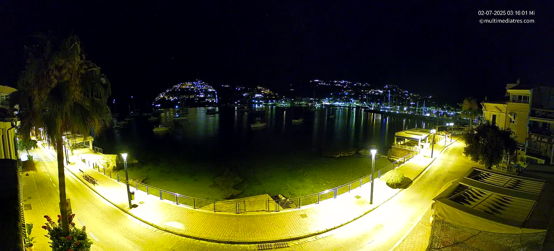 Mallorca, Port d' Andratx Sunset Live Cam - Balearic Islands, Spain